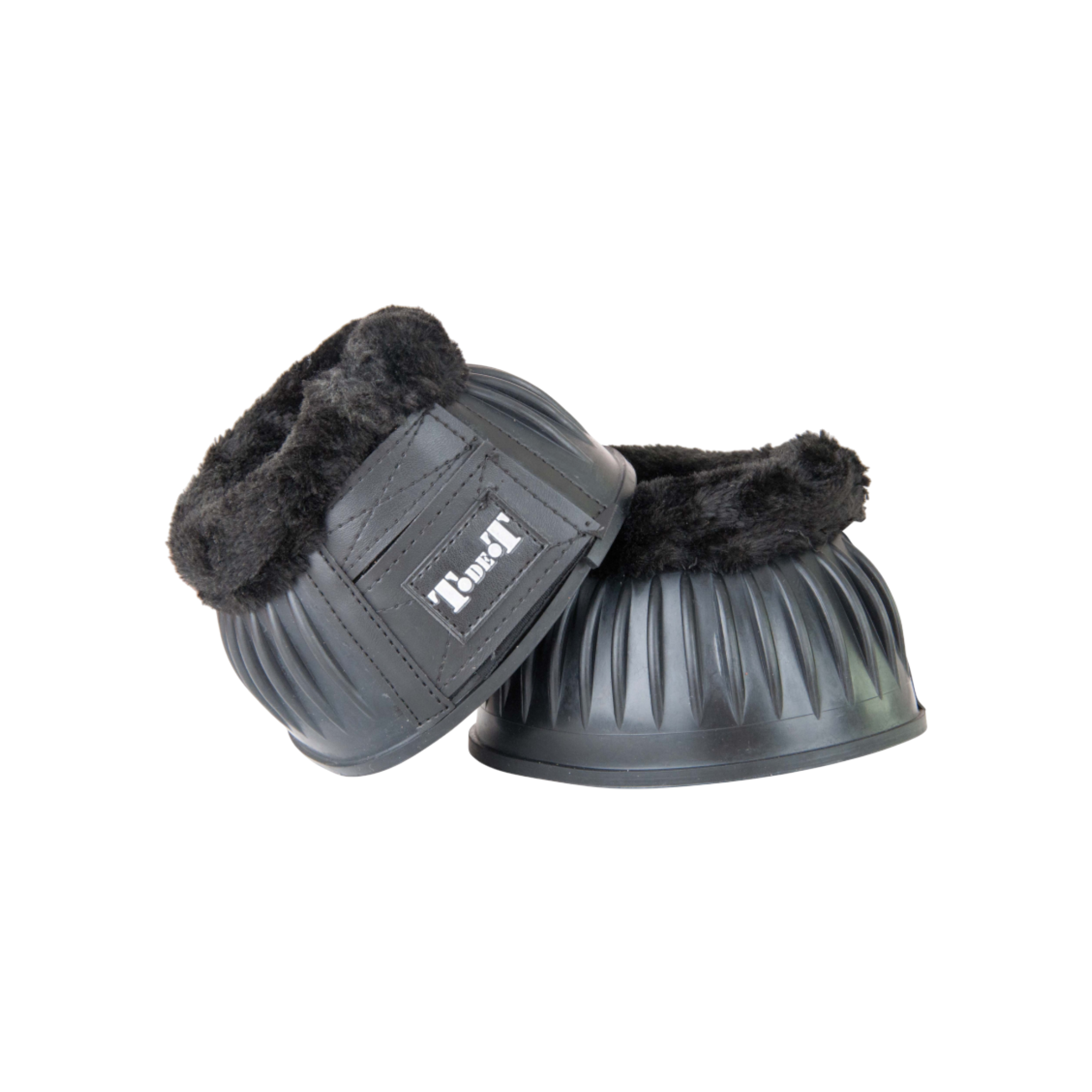 TdeT - Cloches caoutchouc mouton velcro noir