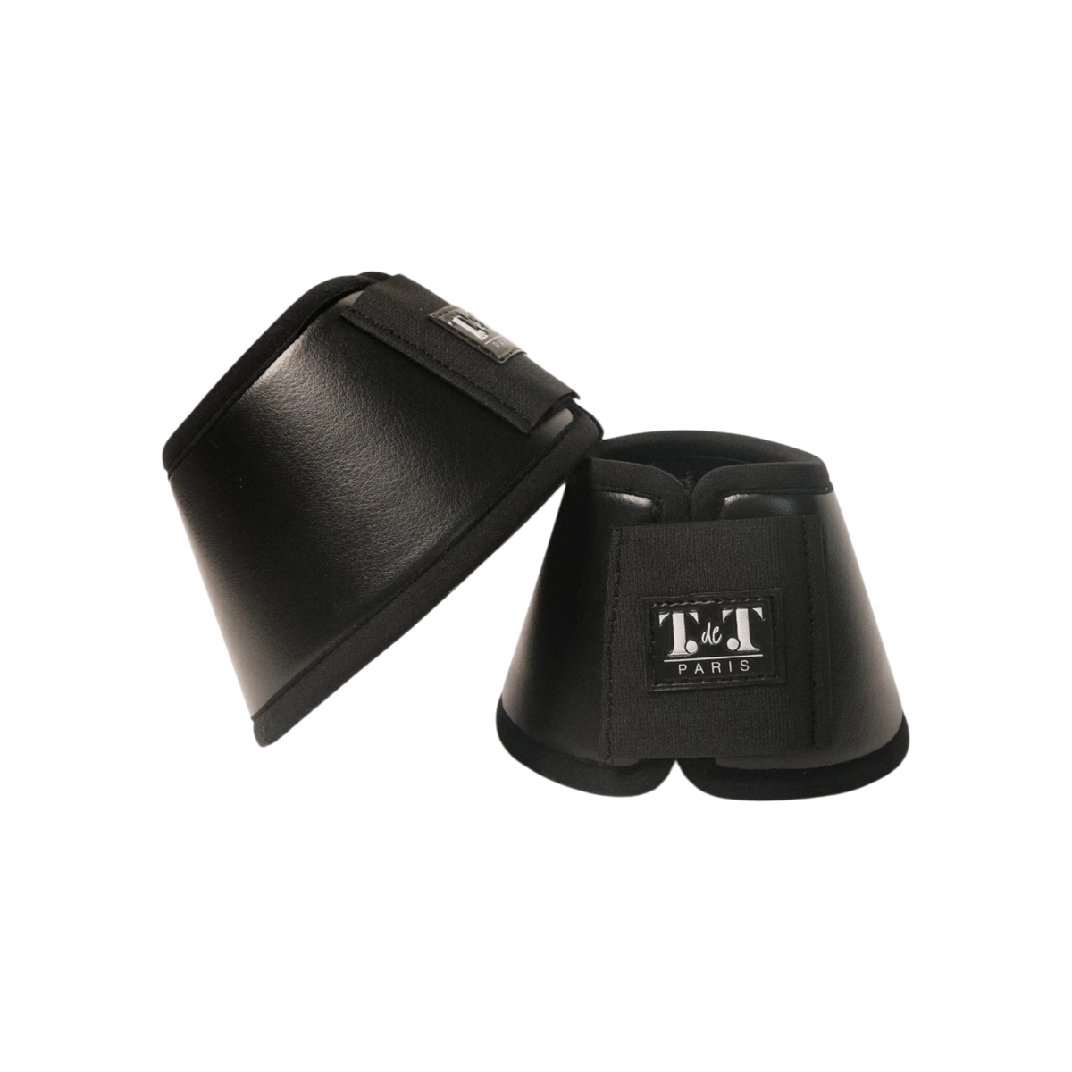 TdeT - Cloches néoprène cuir synthétique velcro noir