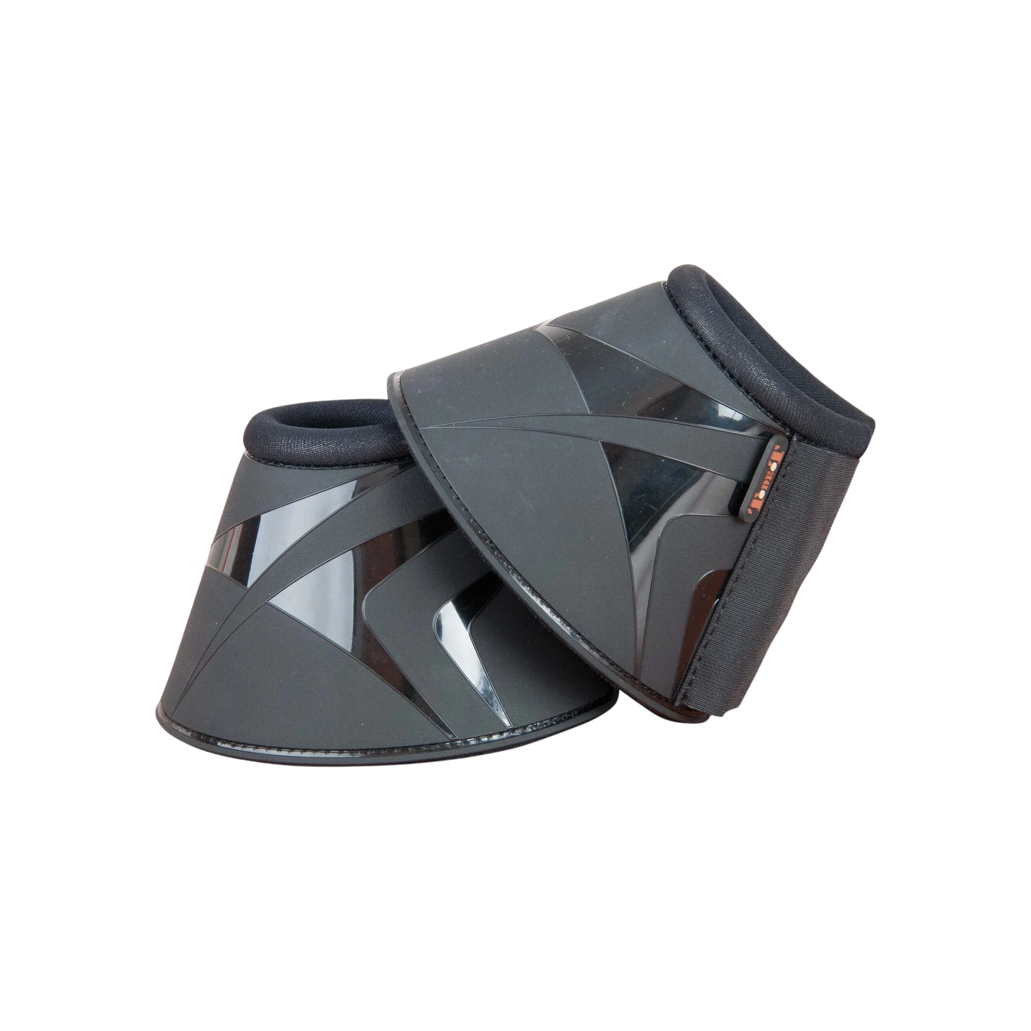 TdeT - Cloches velcro coque PVC noir