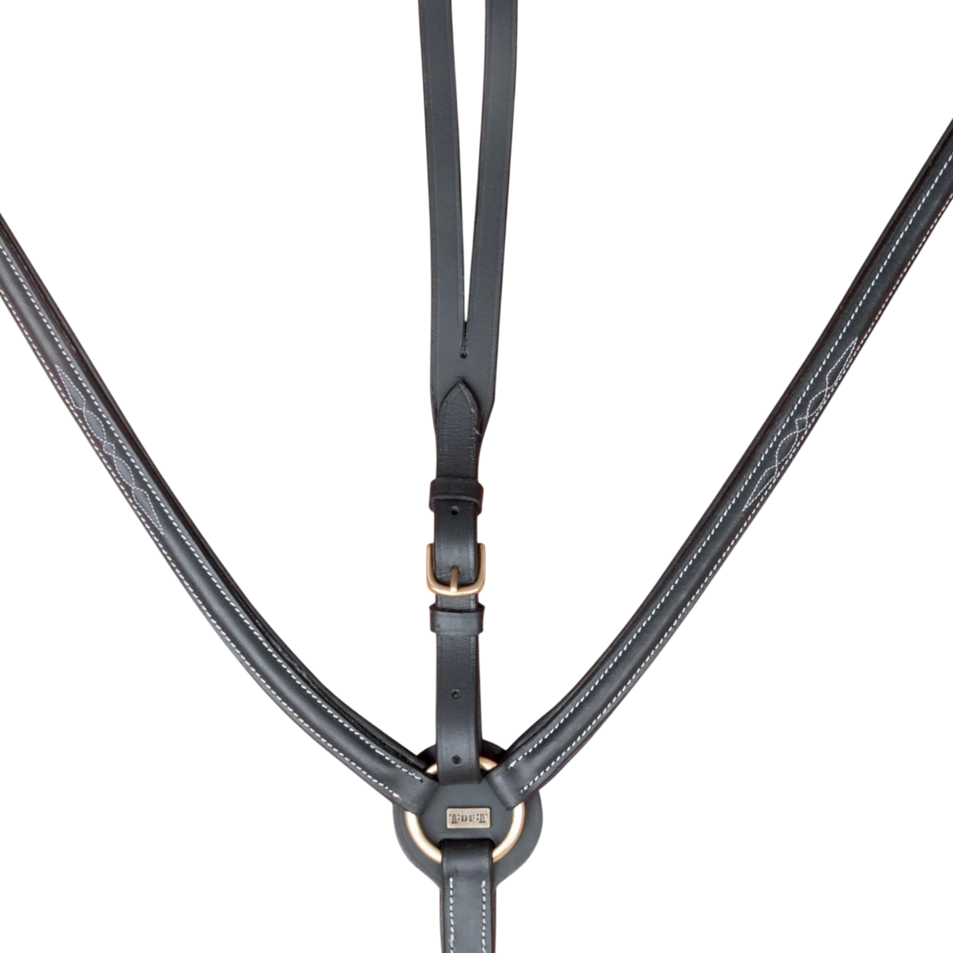 TdeT - Topstitched padded breastplate black