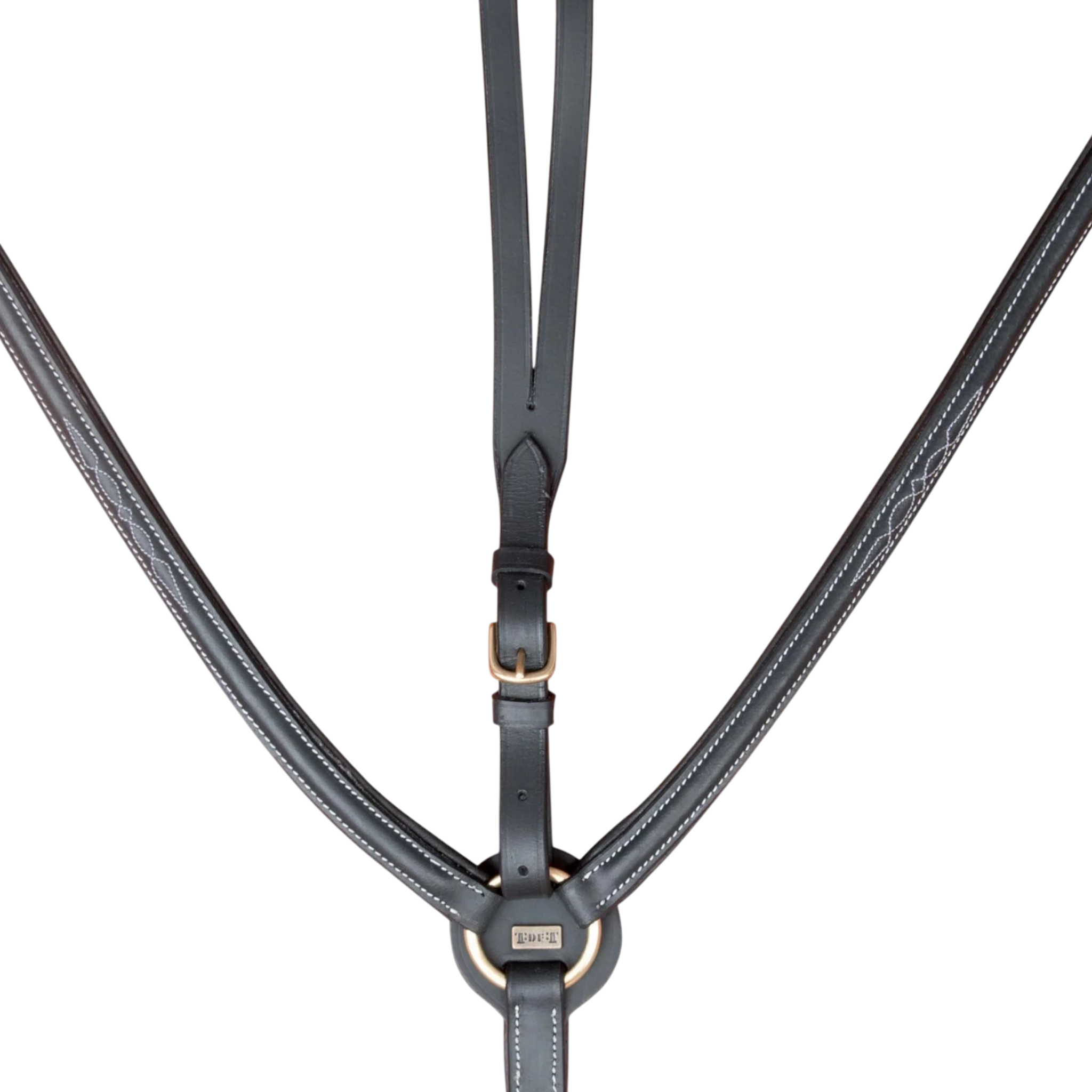 TdeT - Topstitched padded breastplate black
