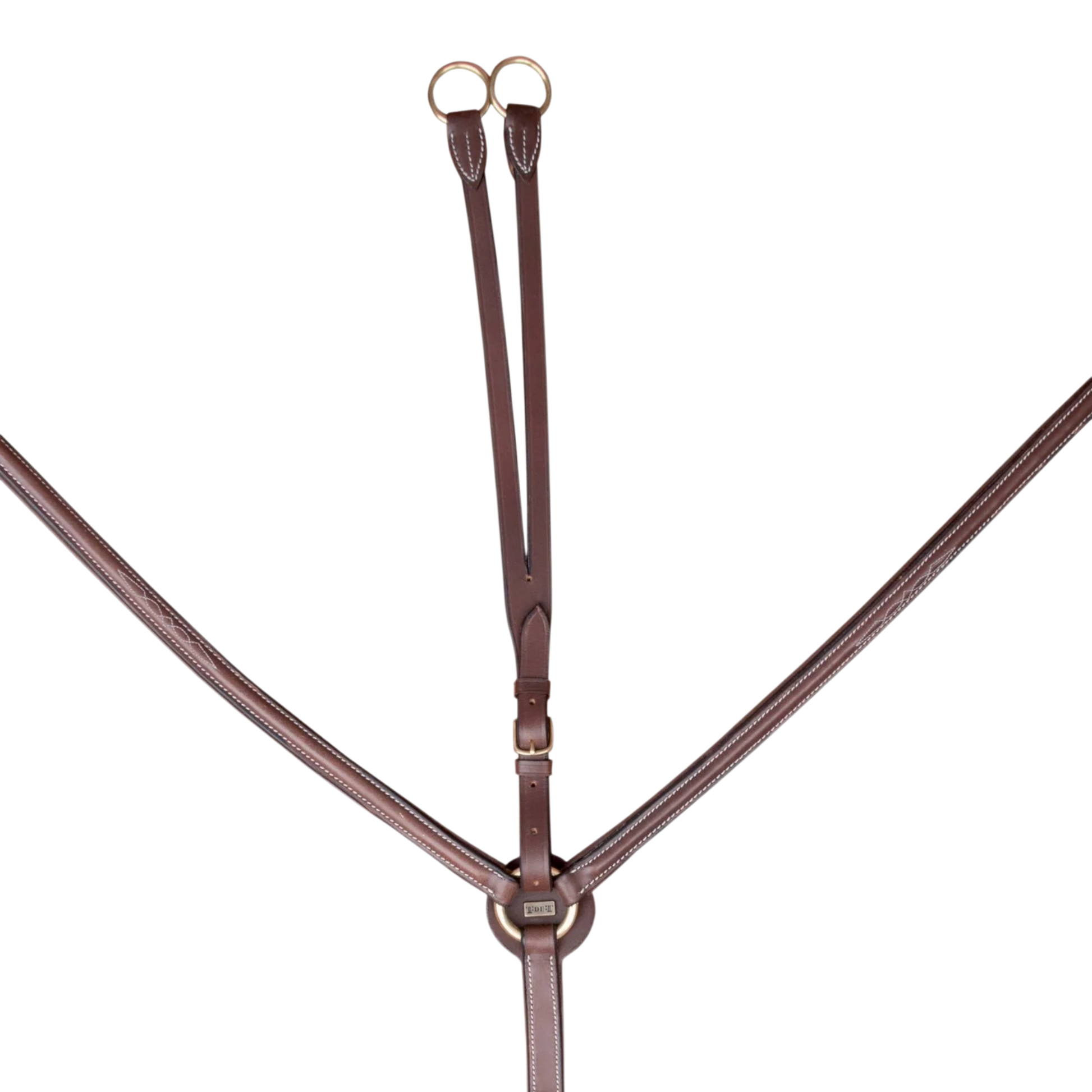 TdeT - Topstitched padded breastplate tobacco
