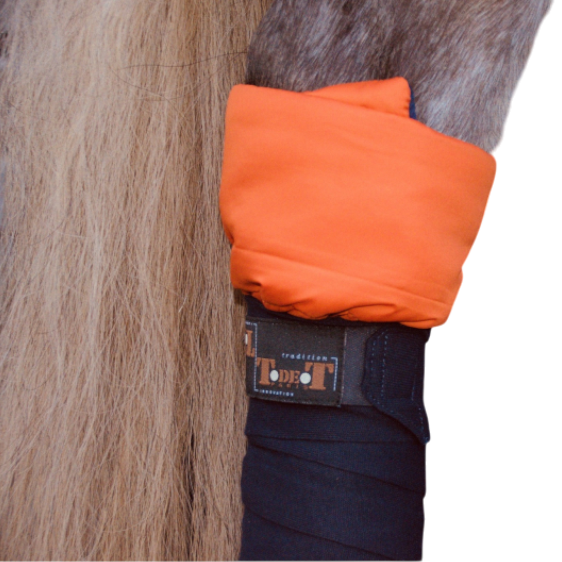 TdeT - Cotons américains marine orange