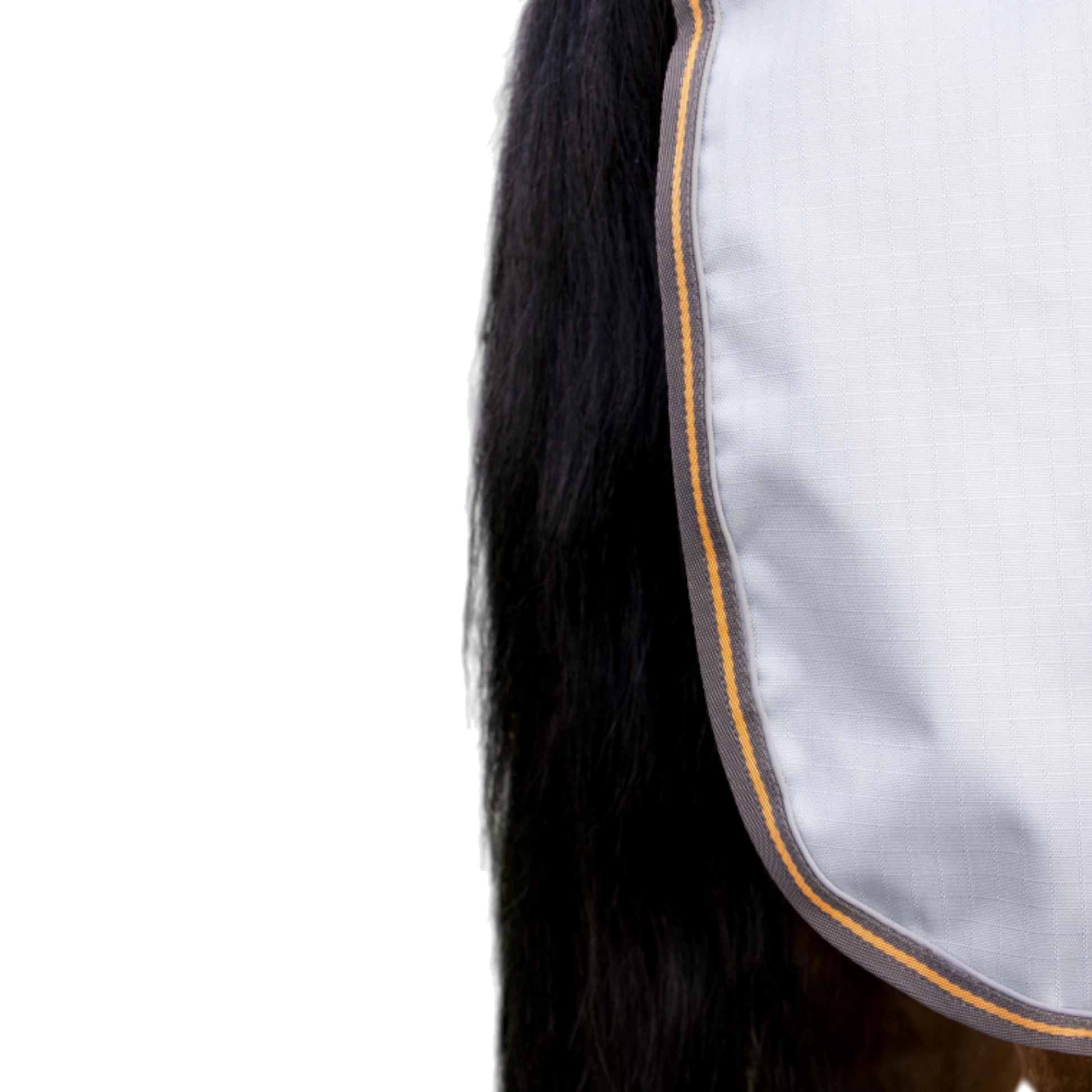 TdeT - Couvre-reins imperméable doublé poly-coton gris orange