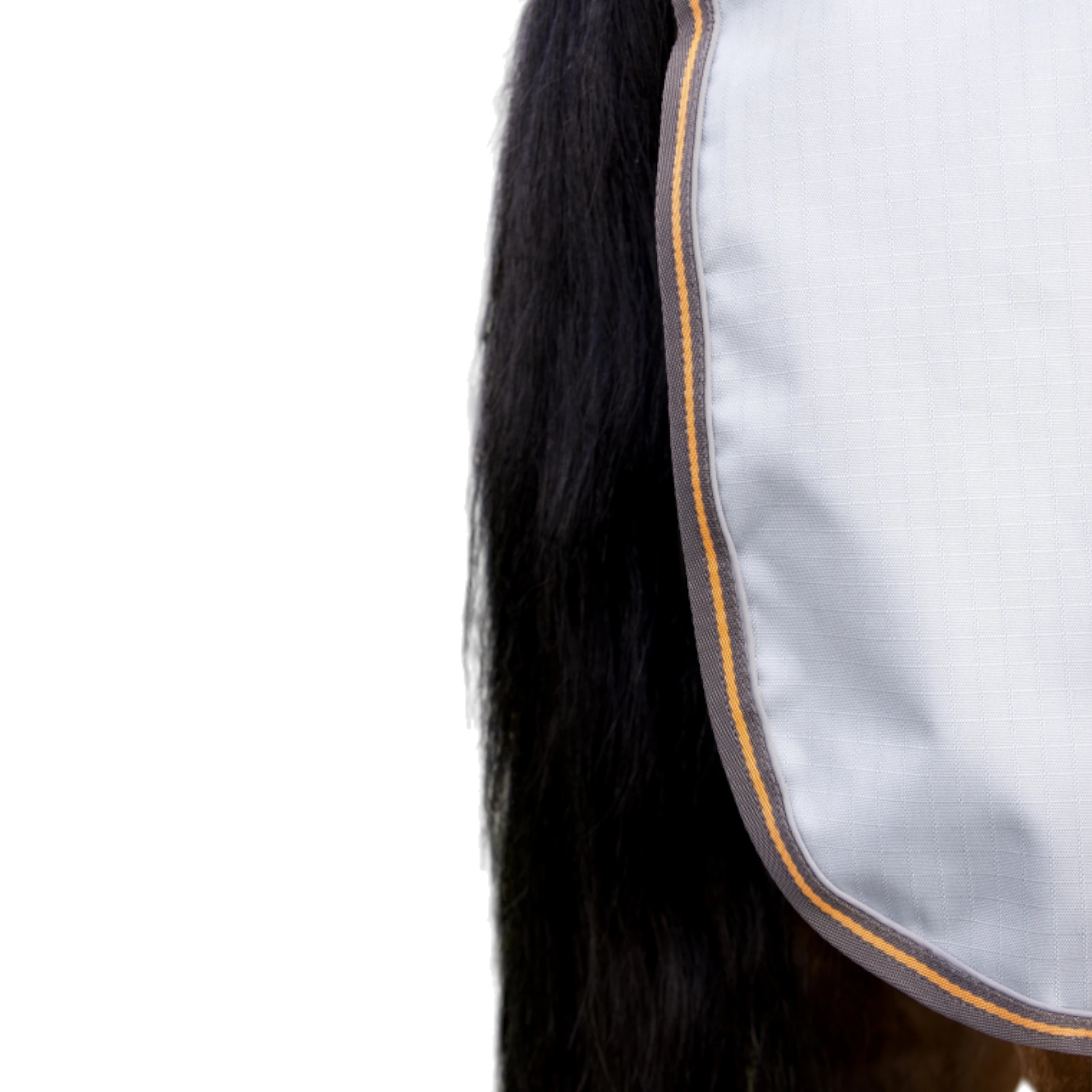 TdeT - Couvre-reins imperméable doublé poly-coton gris orange