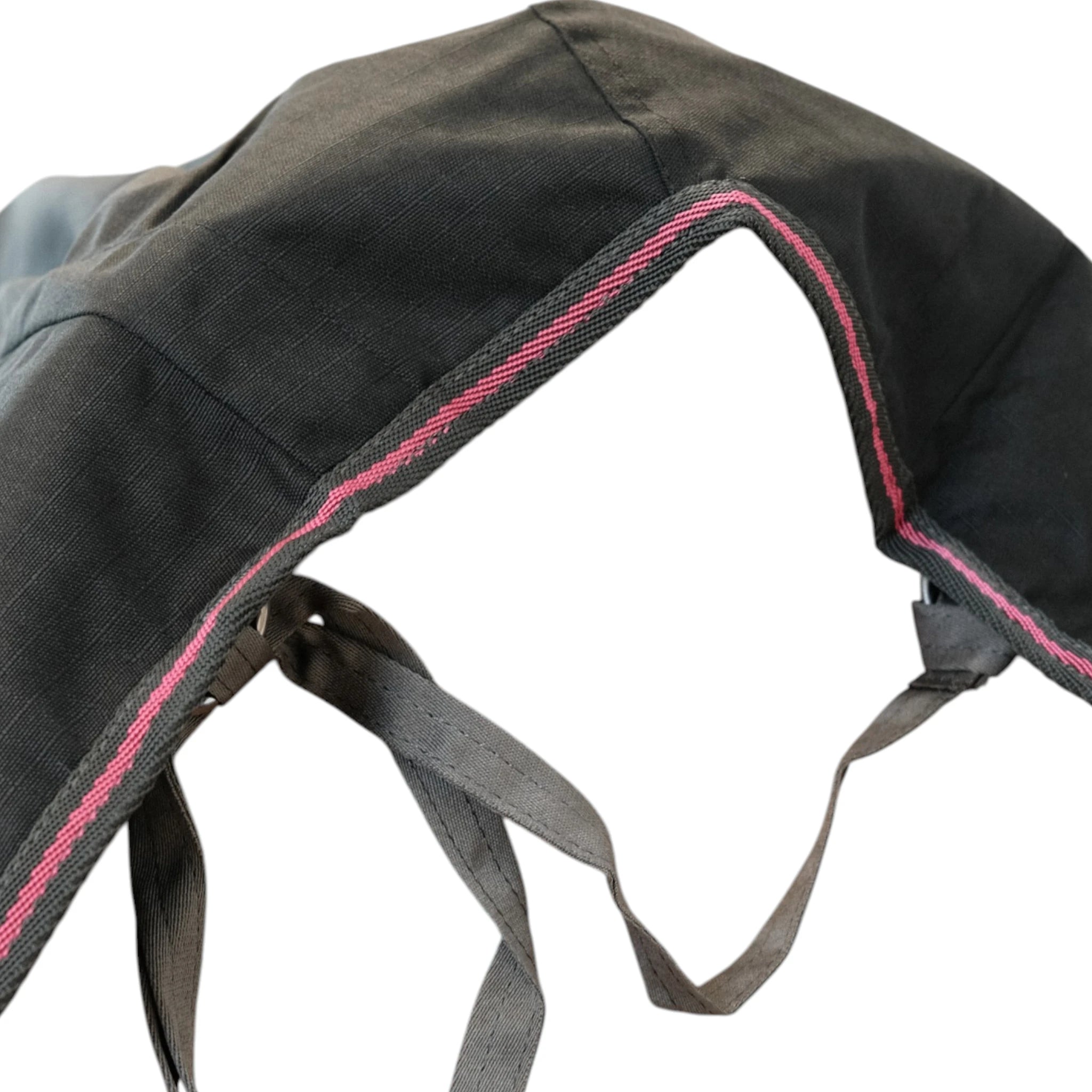 TdeT-couvre reins impermeable double poly coton noir gris