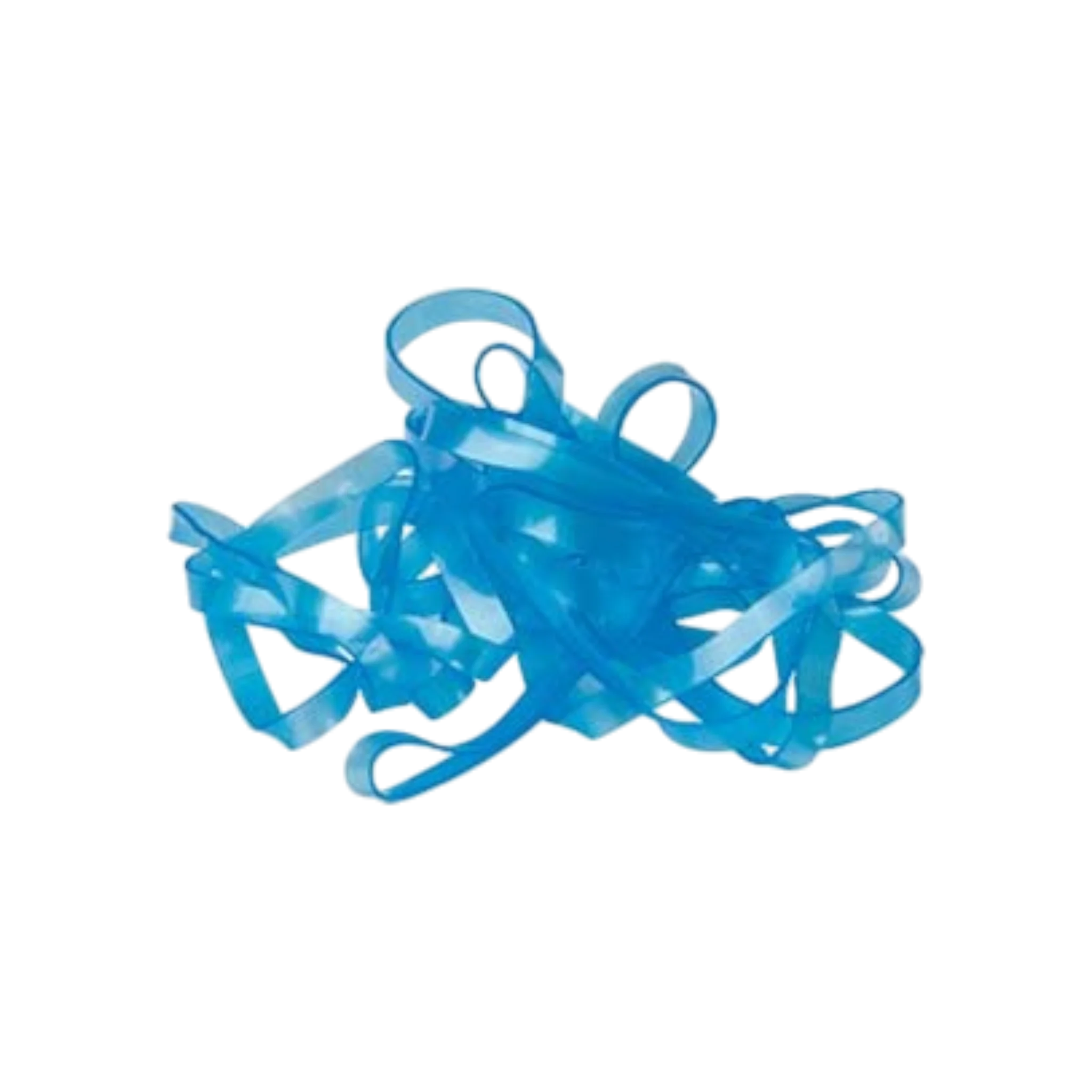 TdeT - Élastiques à crins silicone bleu