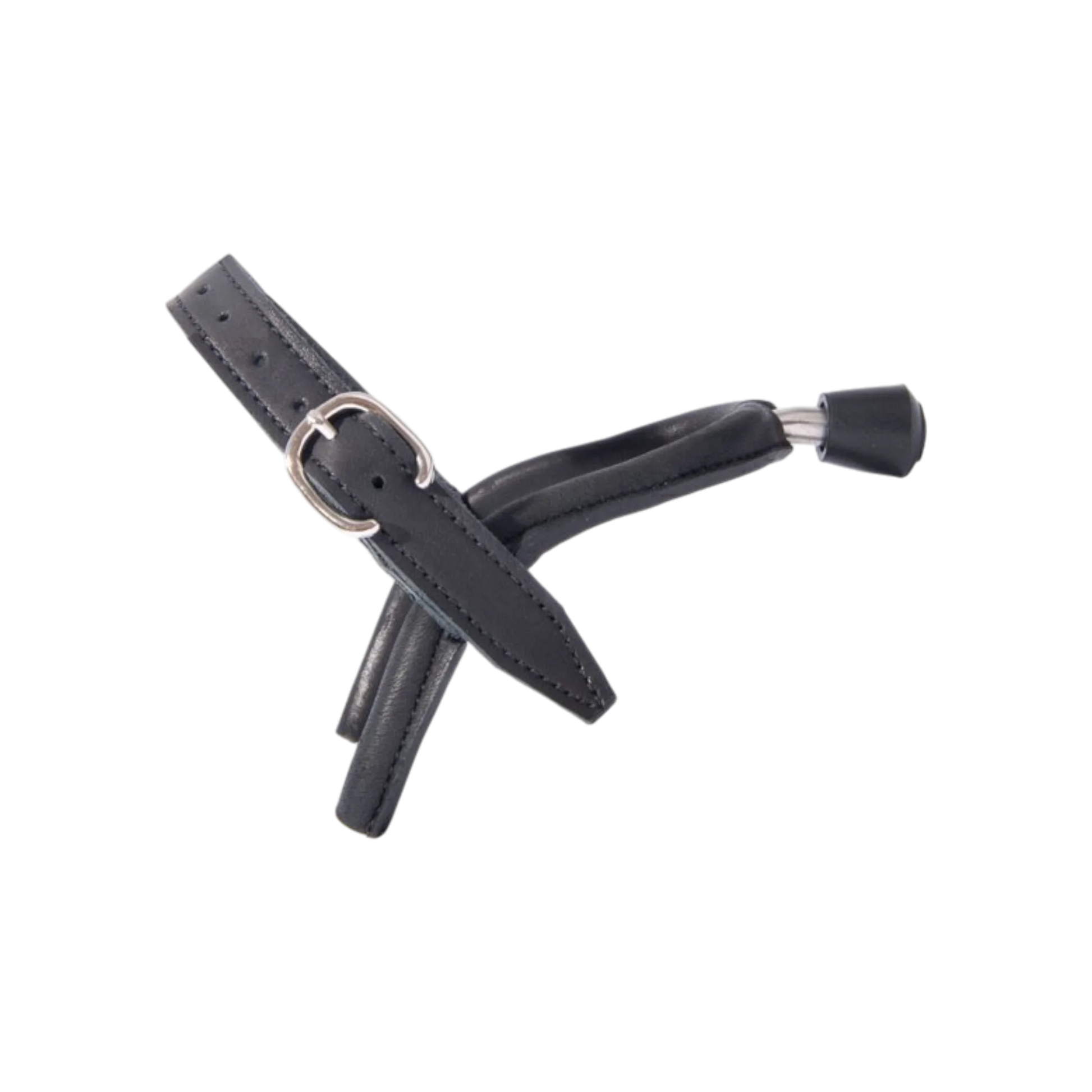 TdeT - Éperons TdeT cuir embout caoutchouc