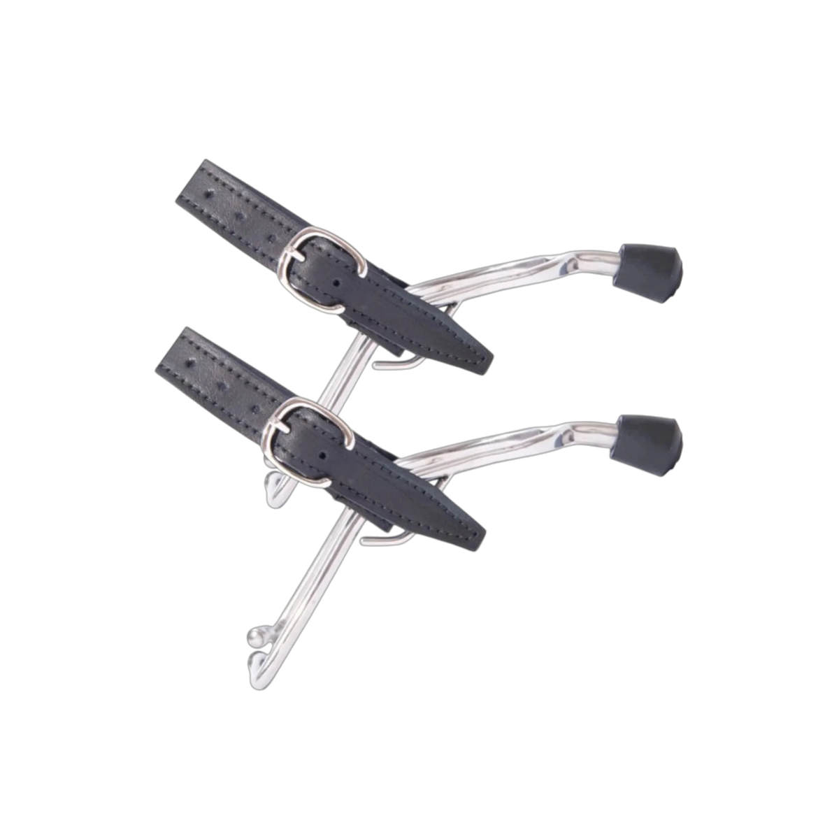 TdeT - Éperons TdeT inox embout caoutchouc