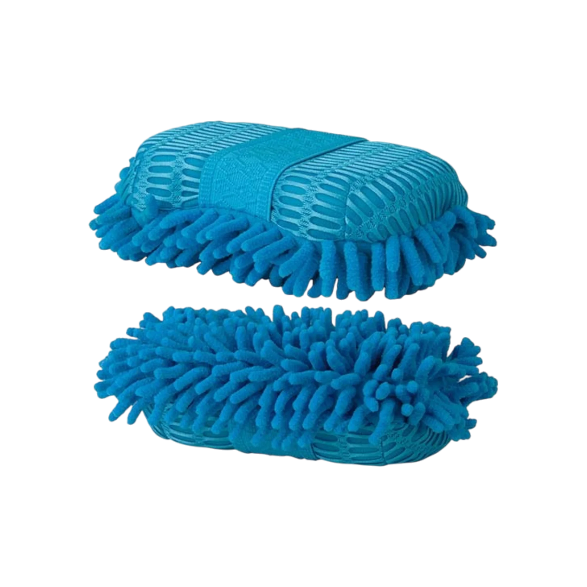 TdeT - Éponge mesh et micro-fibre bleu ciel