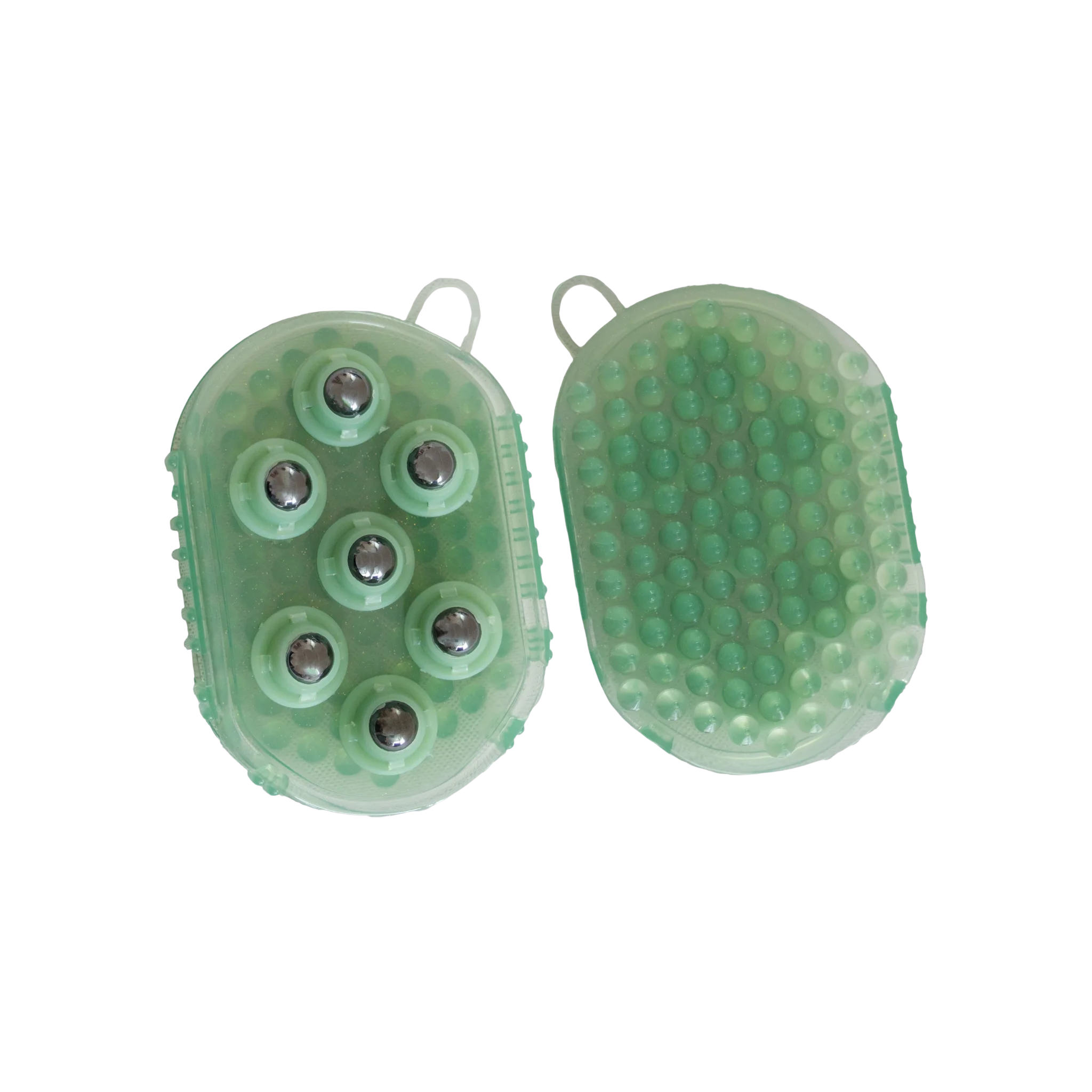 TdeT - Étrille de massage vert