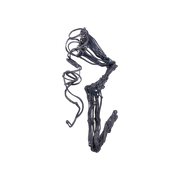 TdeT - Filet à foin grandes mailles noir