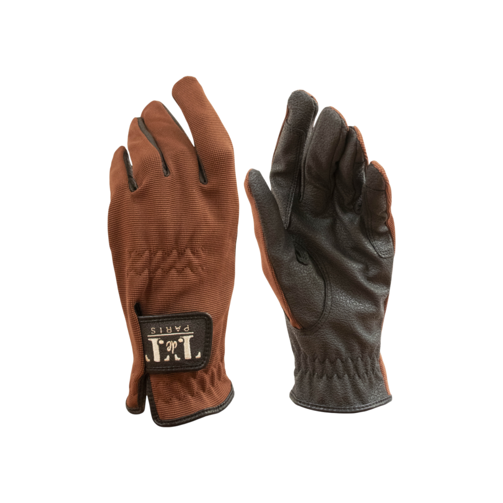 TdeT - Gants d'équitation Club marron foncé