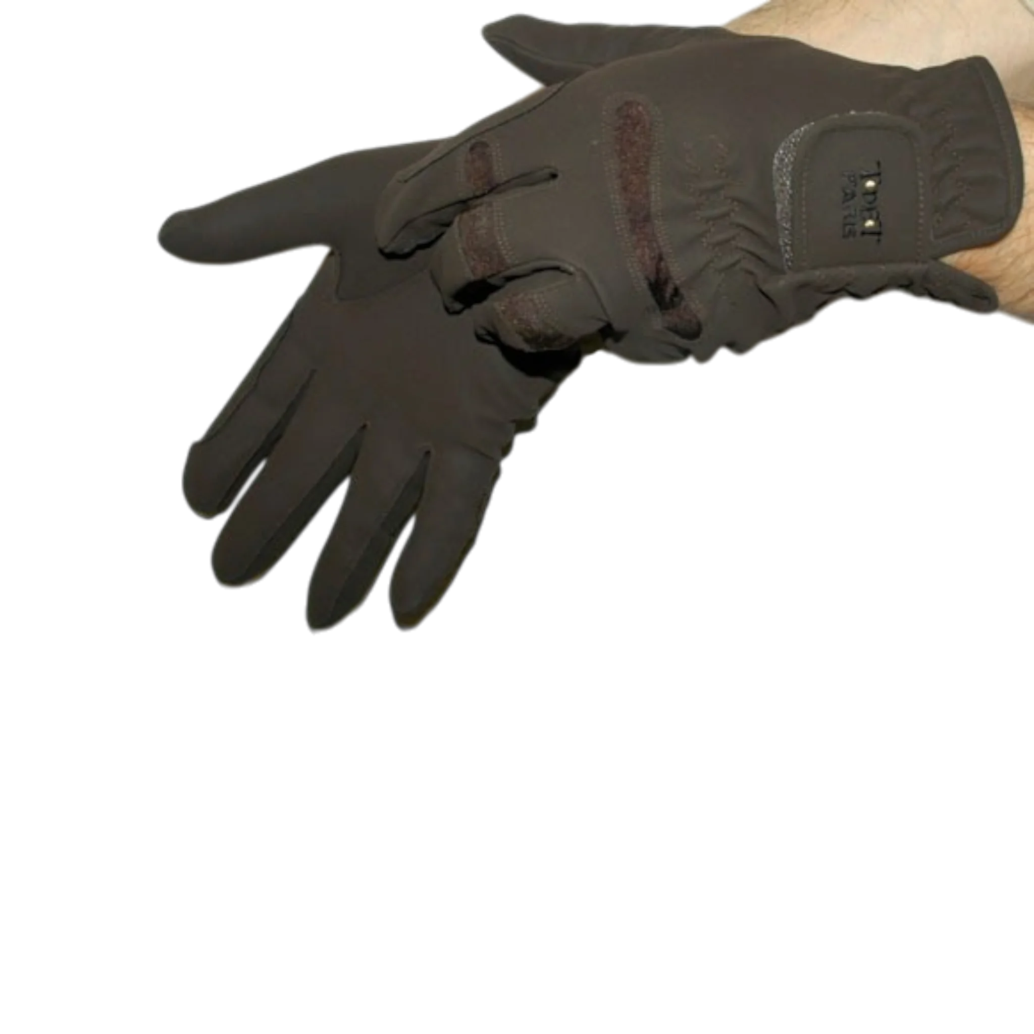 TdeT - Gants d'équitation Galop marron