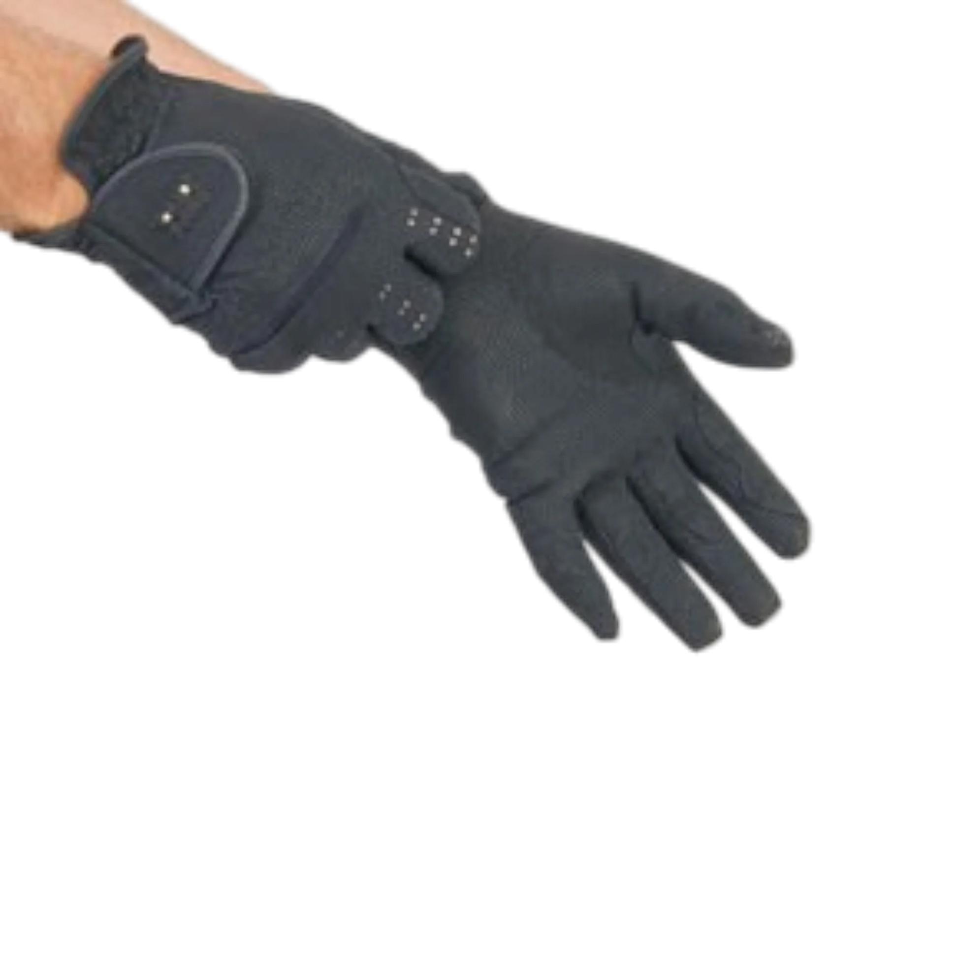 TdeT - Gants d'équitation Perfection noir vague