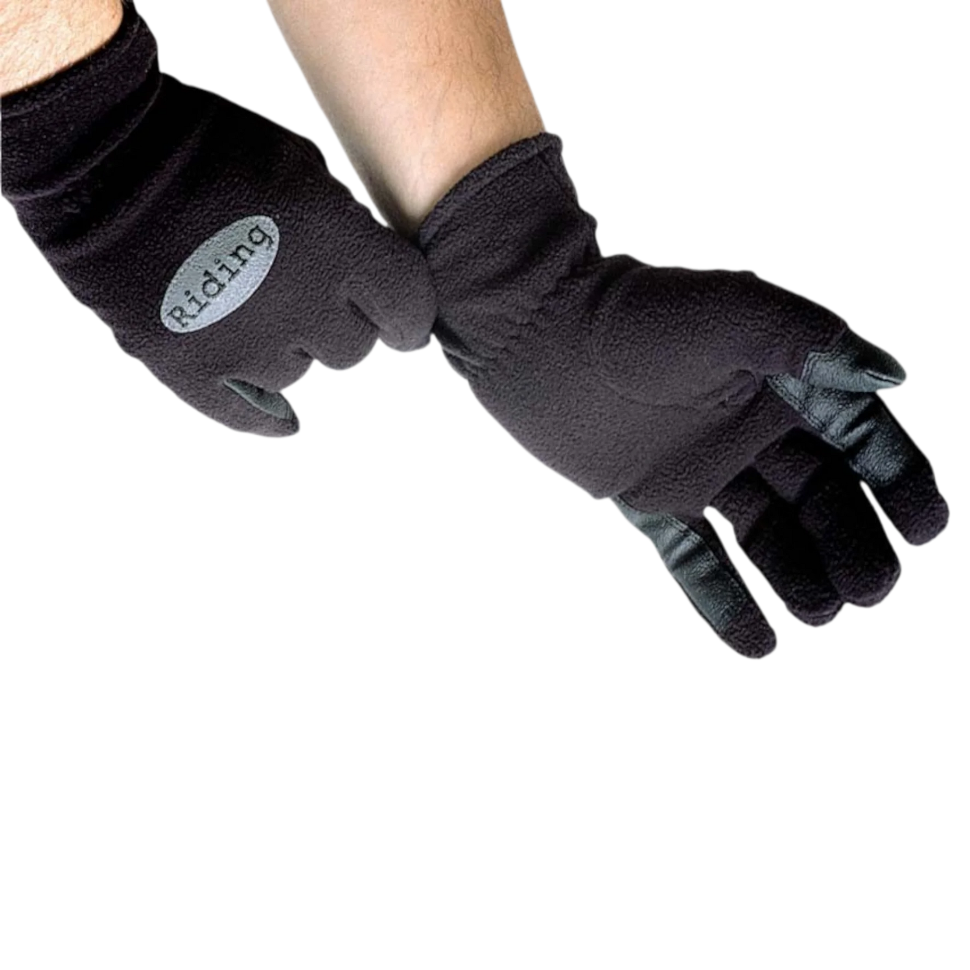 TdeT - Gants d'équitation polaire Riding noir