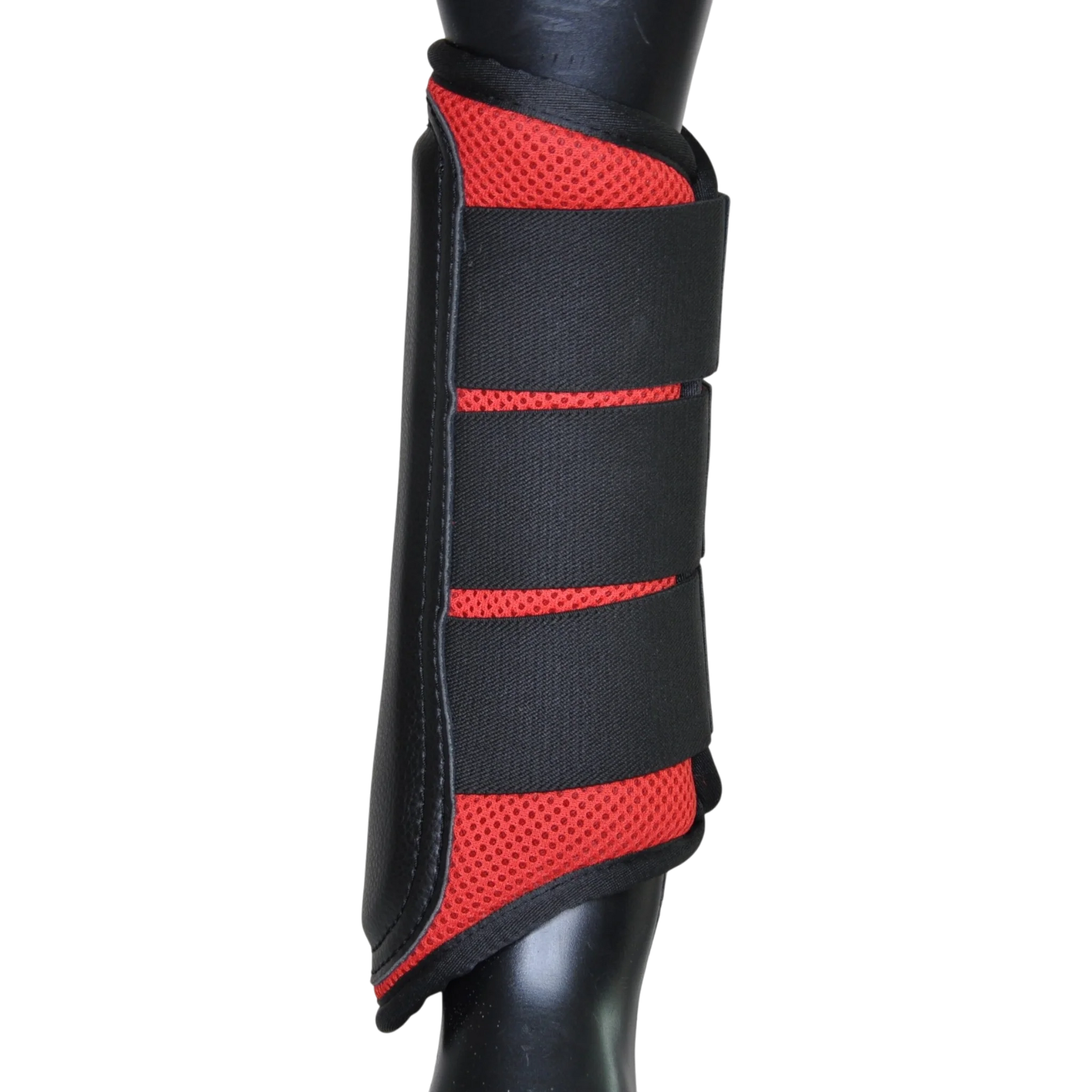 TdeT - Guêtres mesh et néoprène rouge