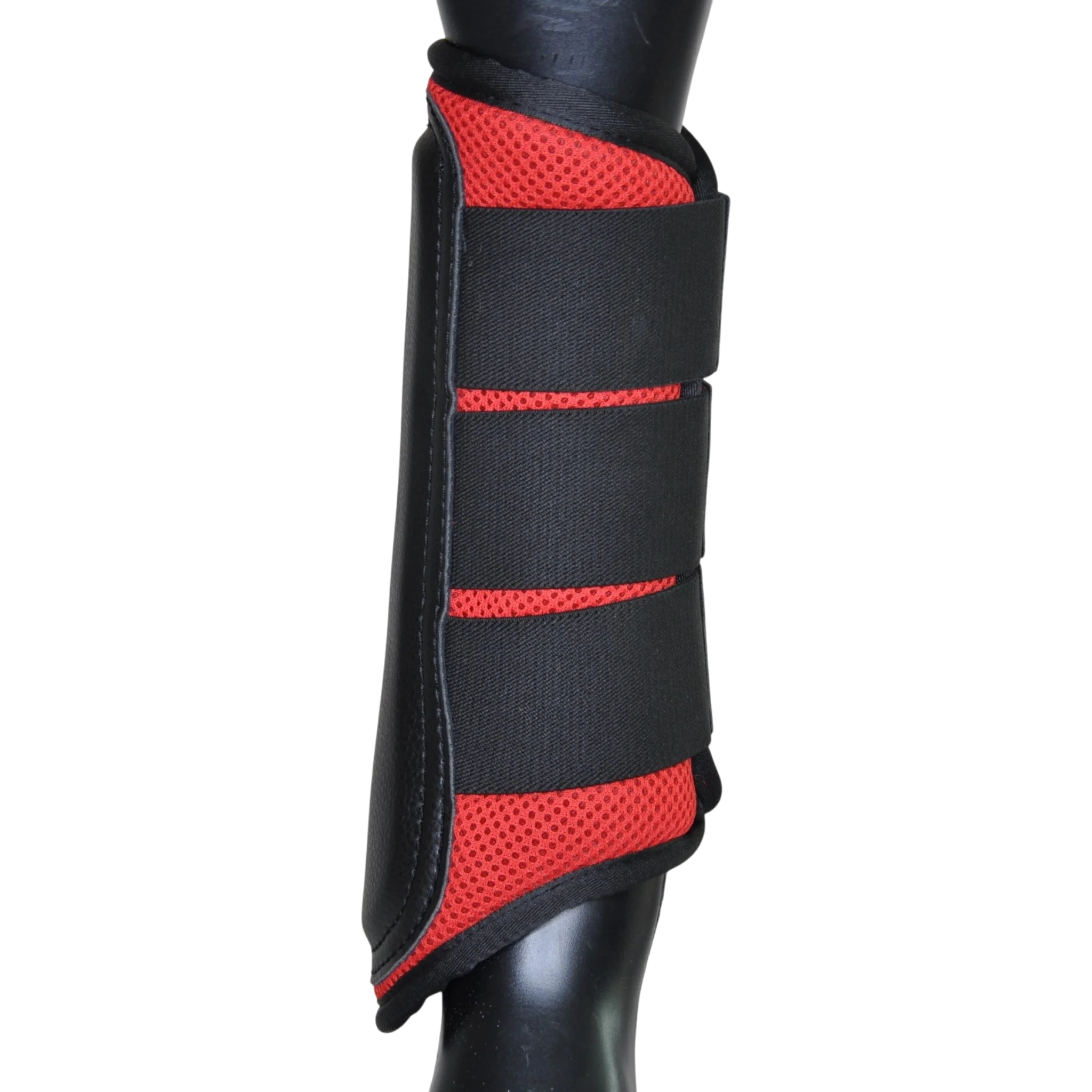 TdeT - Guêtres mesh et néoprène rouge