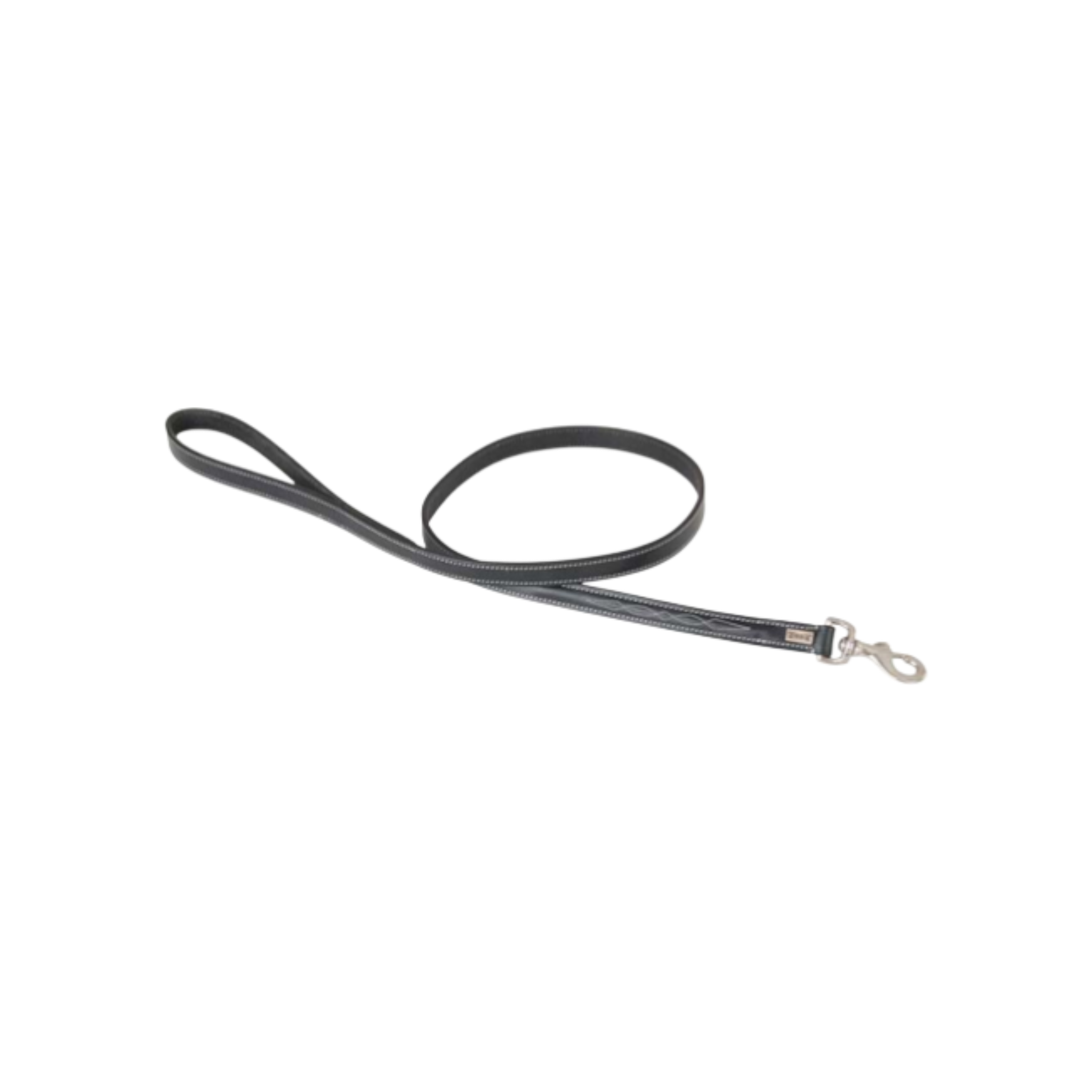 TdeT - Laisse pour chien Surpiqûres noir/ blanc