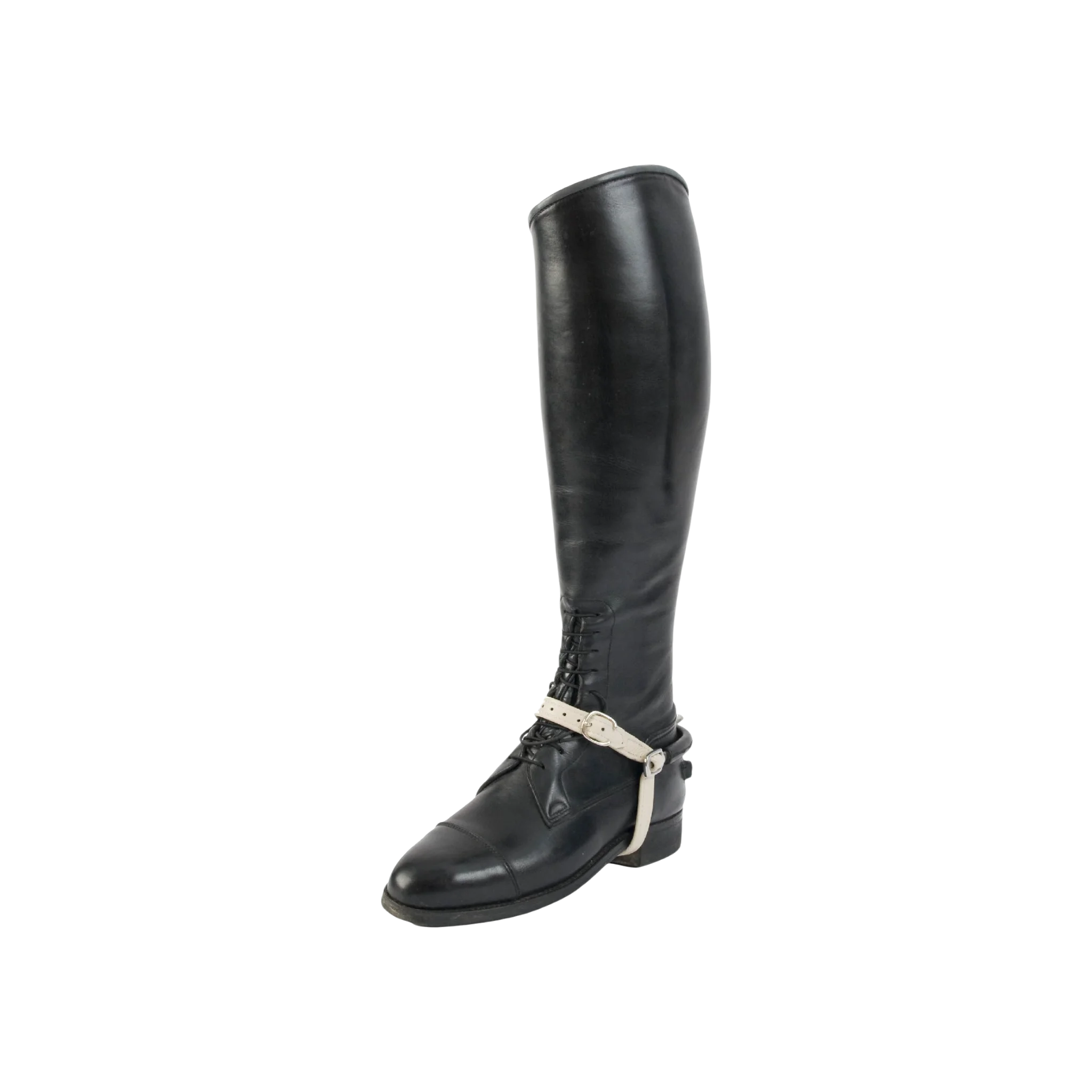 TdeT - Lanières d'éperon cuir softy beige