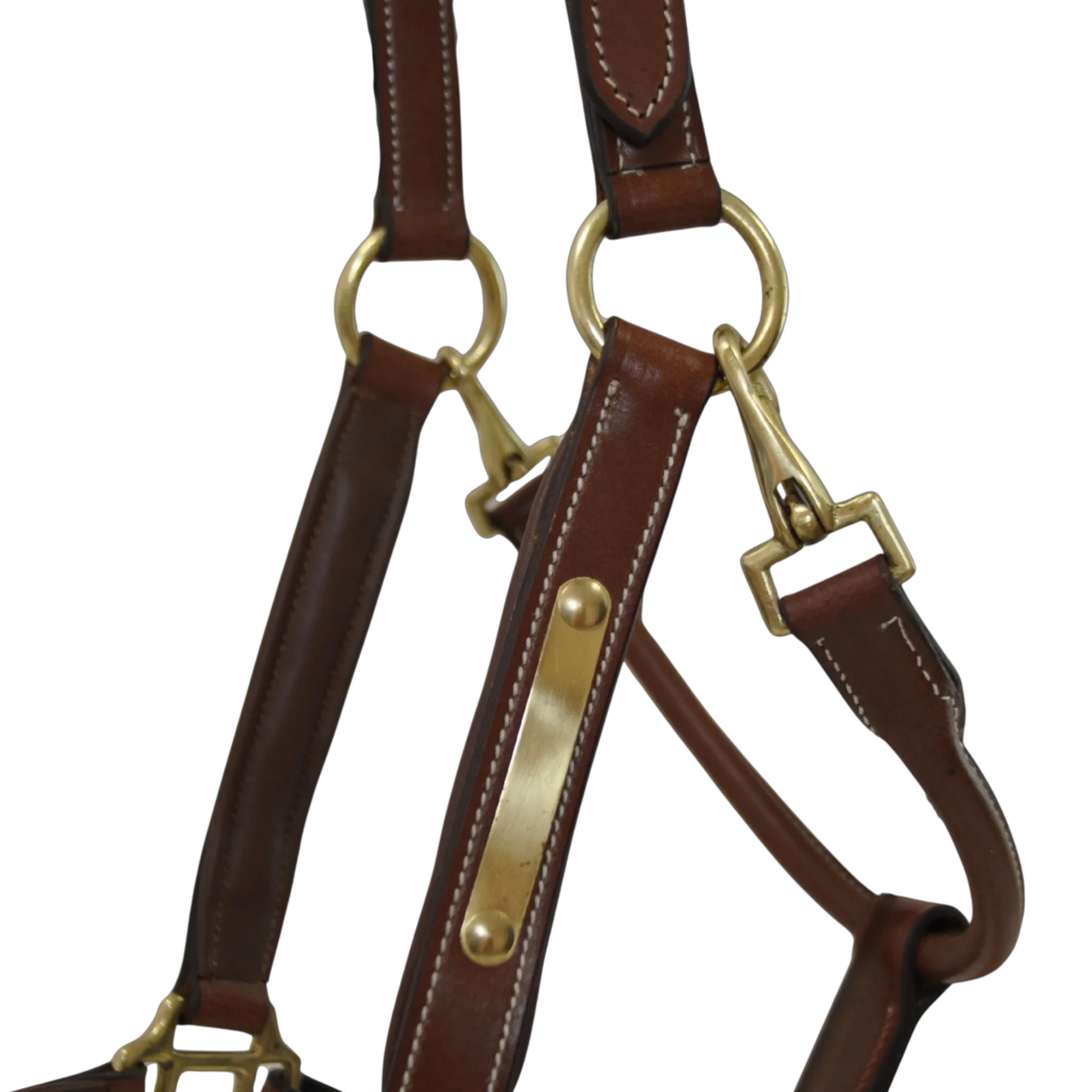 TdeT - Licol cuir classique tabac