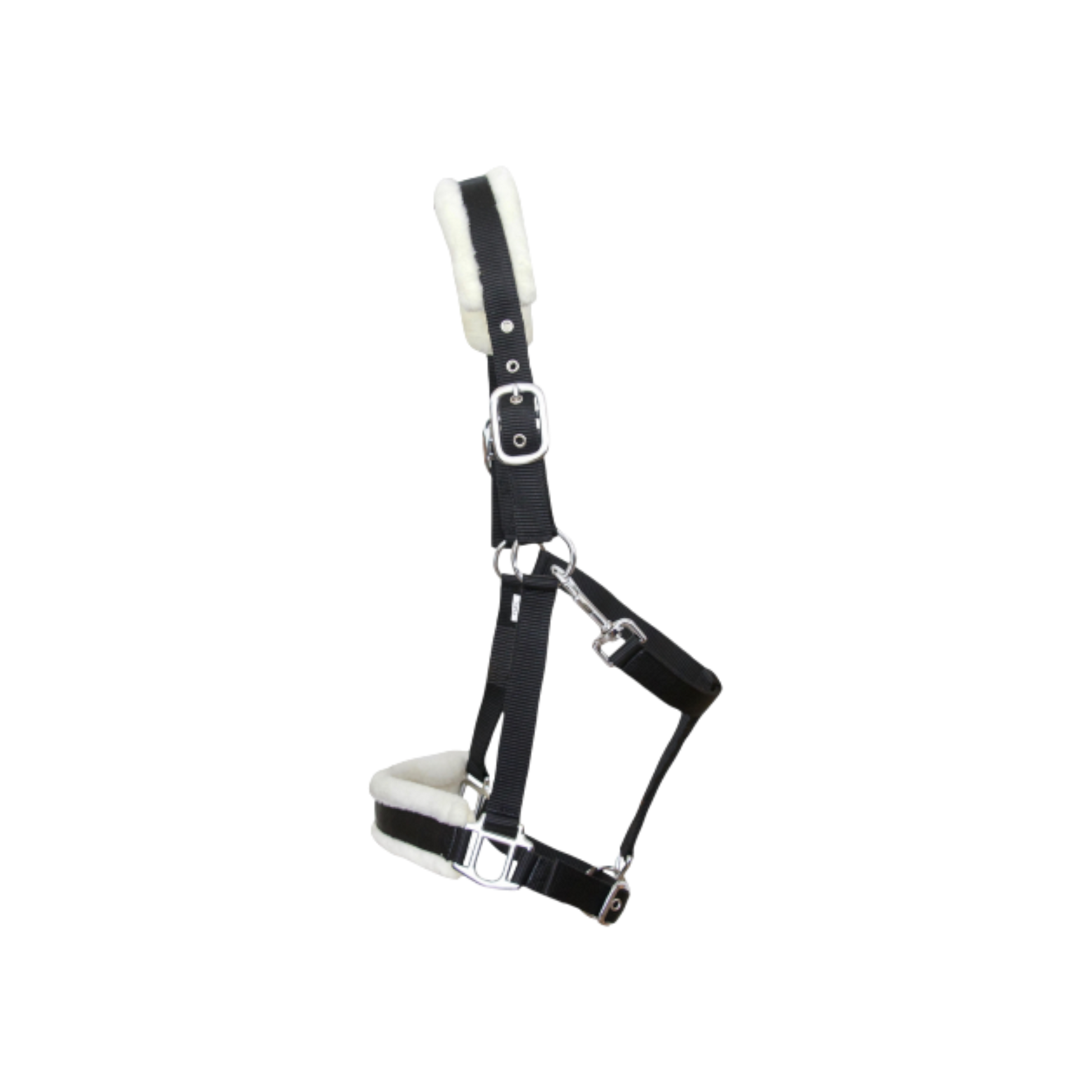 TdeT - Licol mouton synthétique noir/ naturel