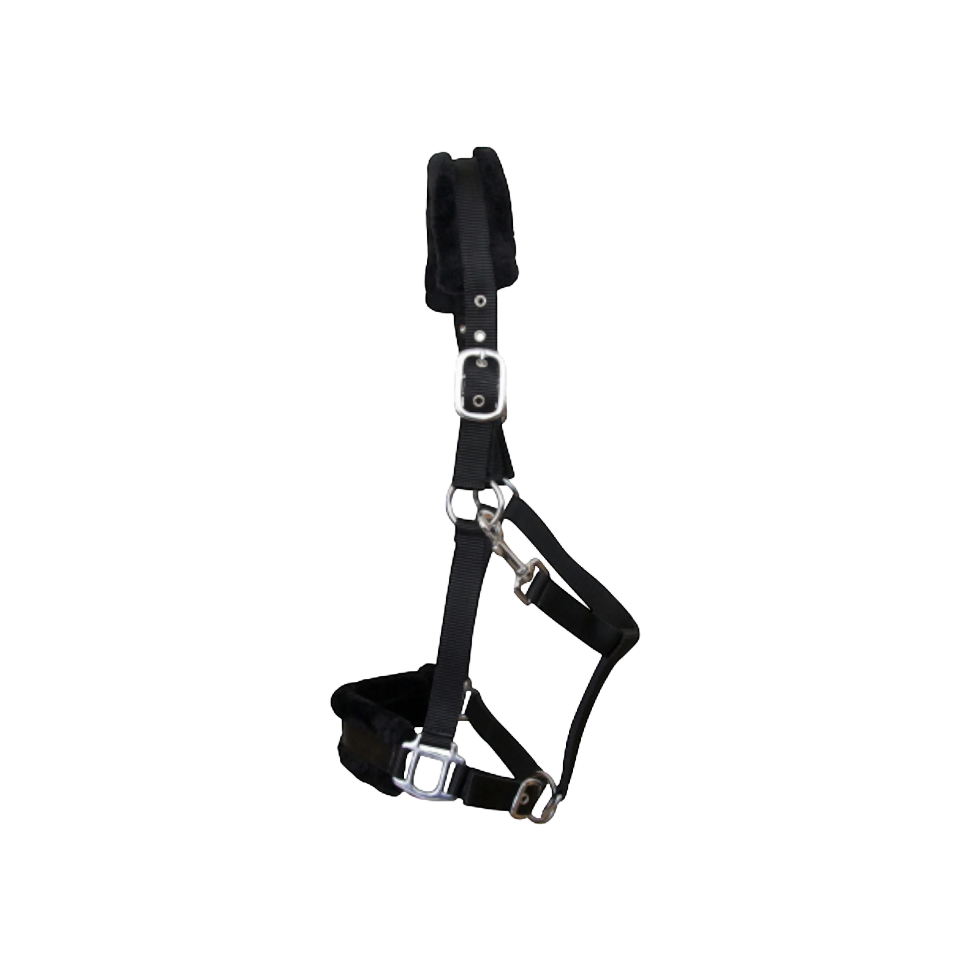 TdeT - Synthetic sheepskin halter black