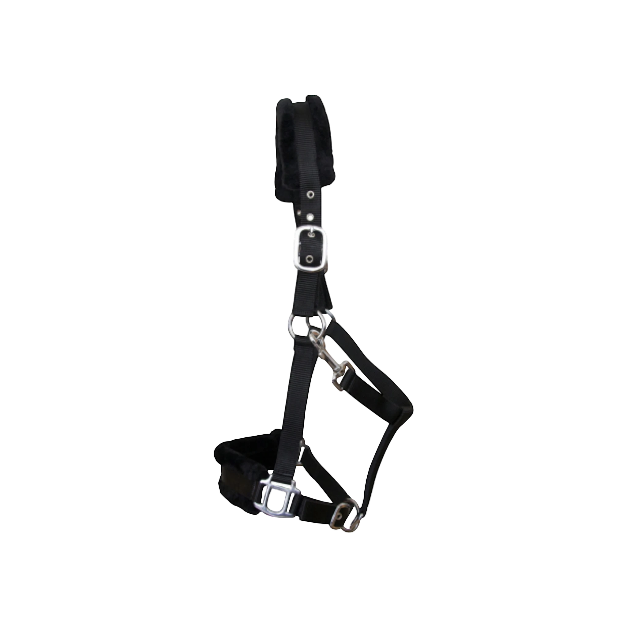 TdeT - Synthetic sheepskin halter black