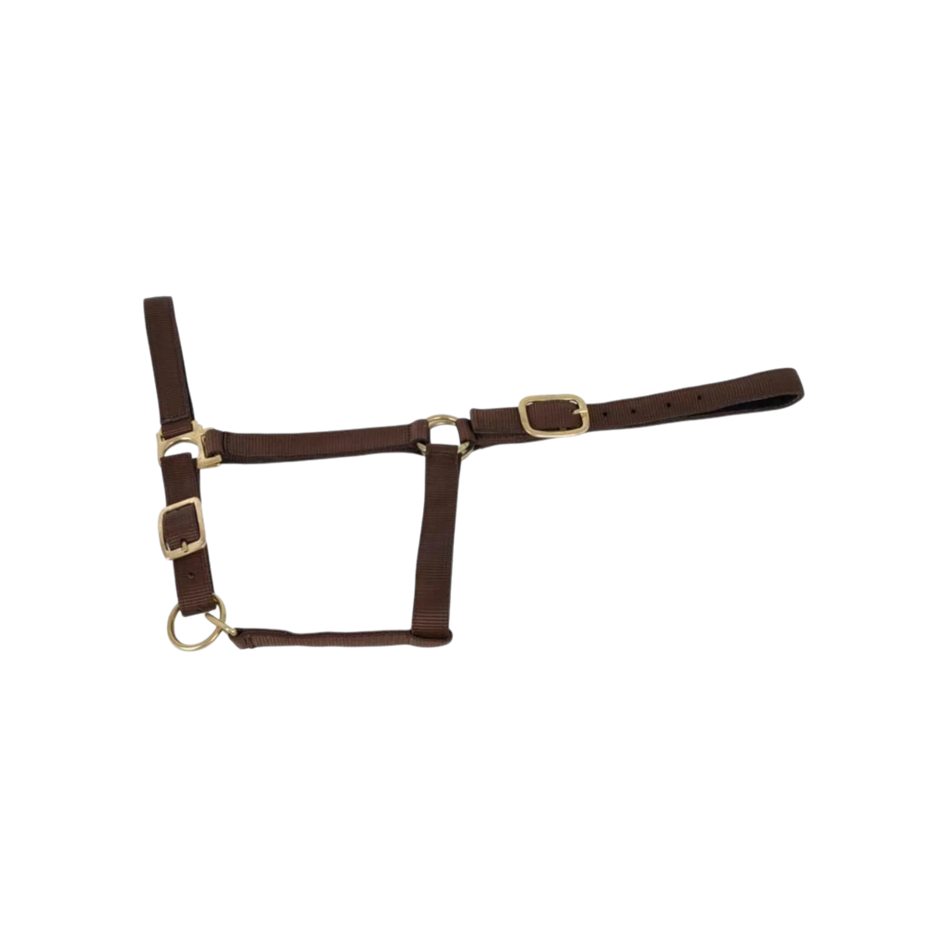 TdeT - Licol synthétique doublé suédine marron foncé