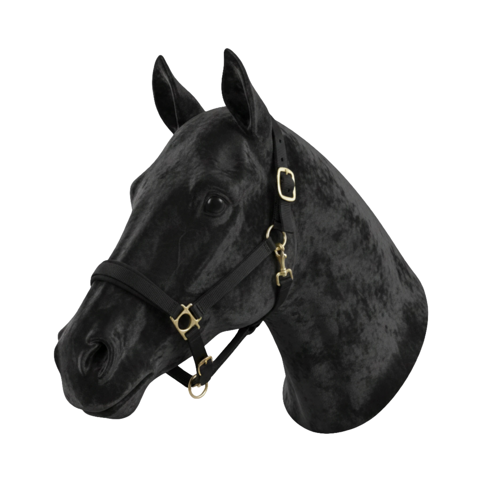 TdeT - Synthetic suede-lined halter black