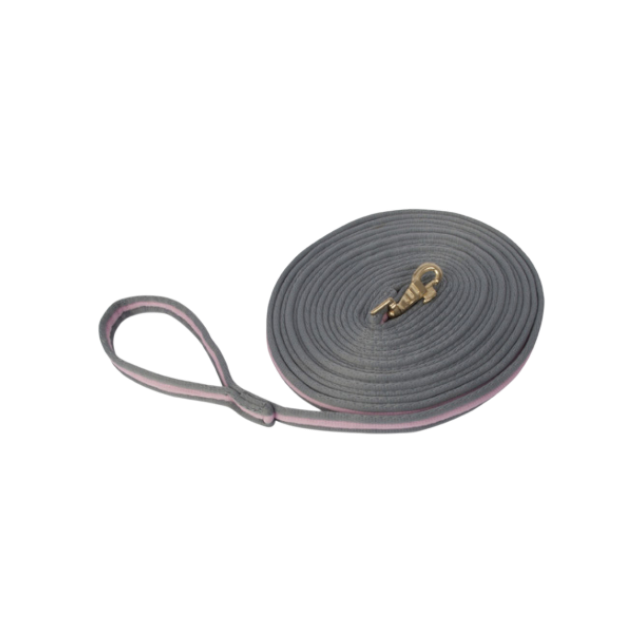 TdeT - Longe à tourner matelassée gris/ rose