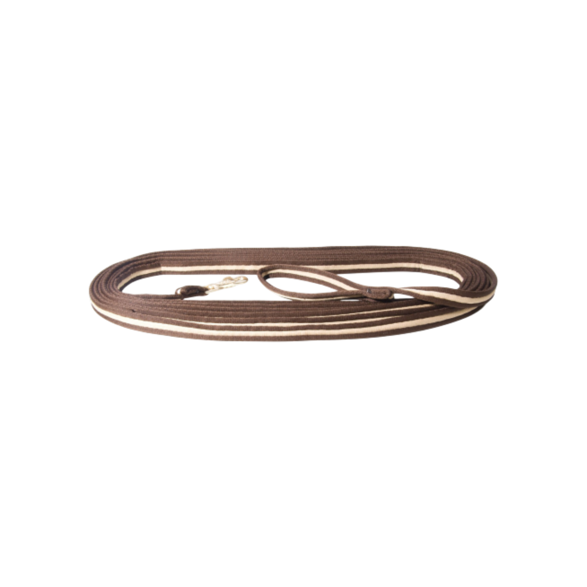 TdeT - Longe à tourner matelassée marron/ beige