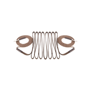 TdeT - Longues rênes corde et sangle marron/ beige