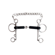 TdeT - Mors Pelham caoutchouc branches moyennes