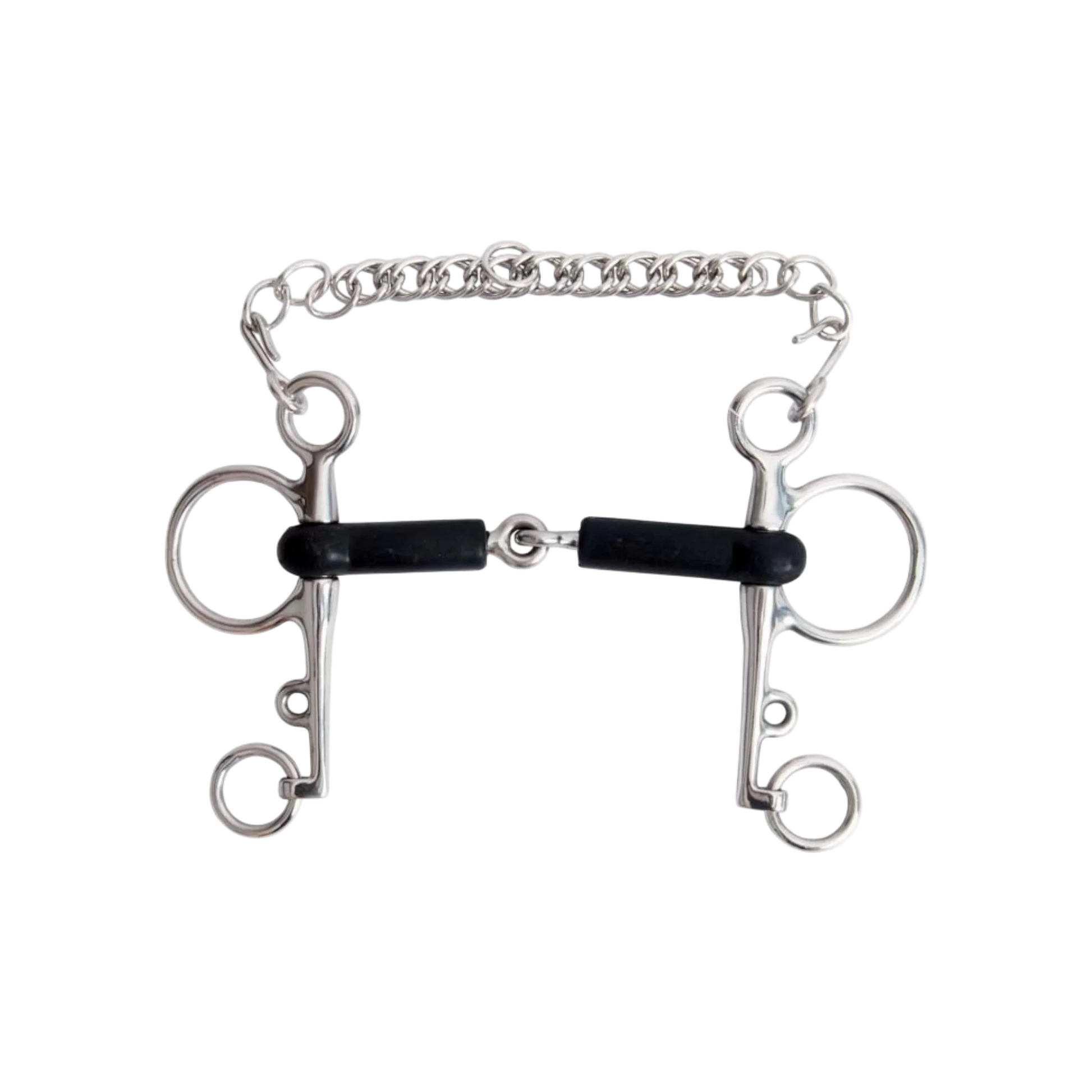 TdeT - Mors Pelham caoutchouc branches moyennes