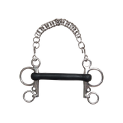 TdeT - Mors Pelham droit caoutchouc petites branches