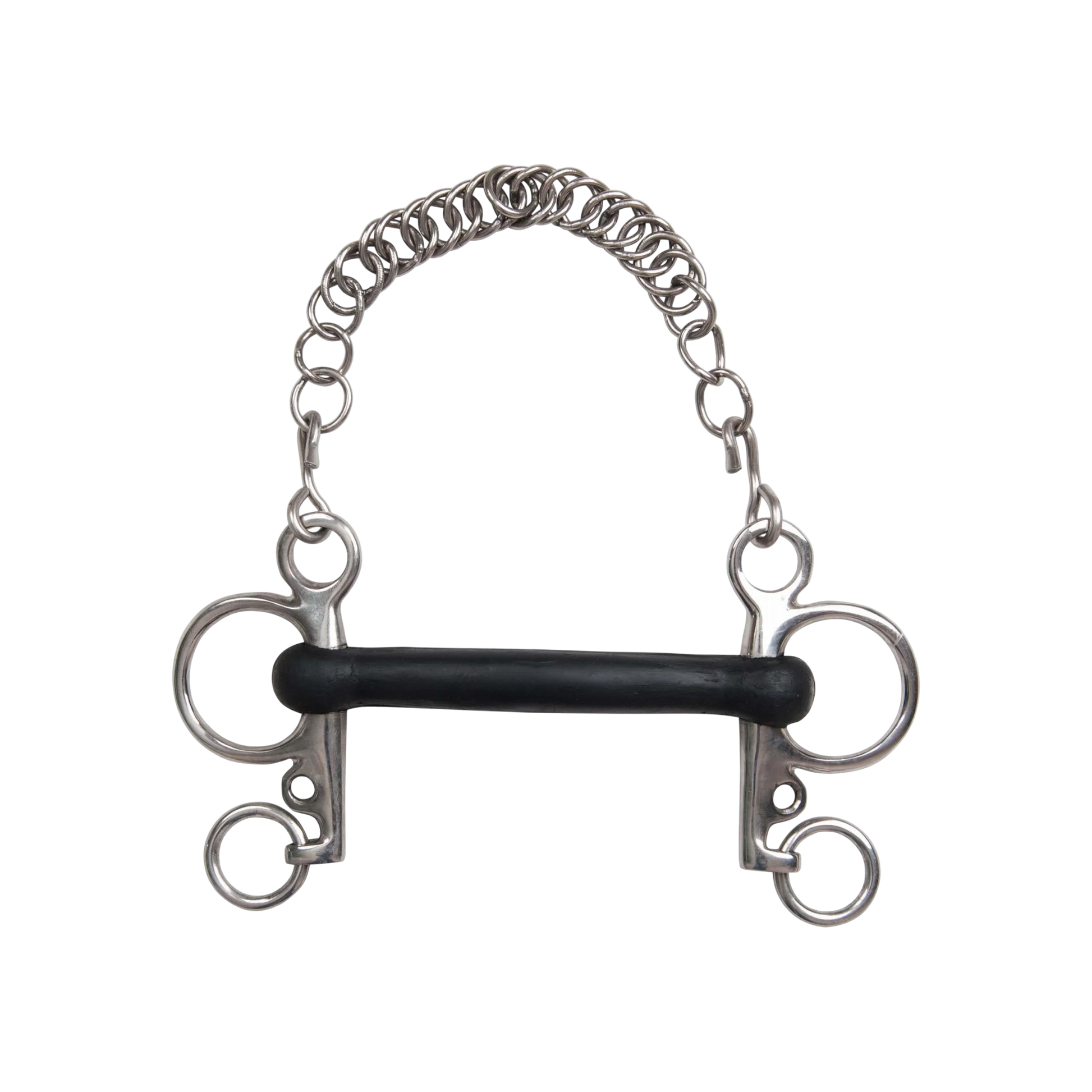 TdeT - Mors Pelham droit caoutchouc petites branches