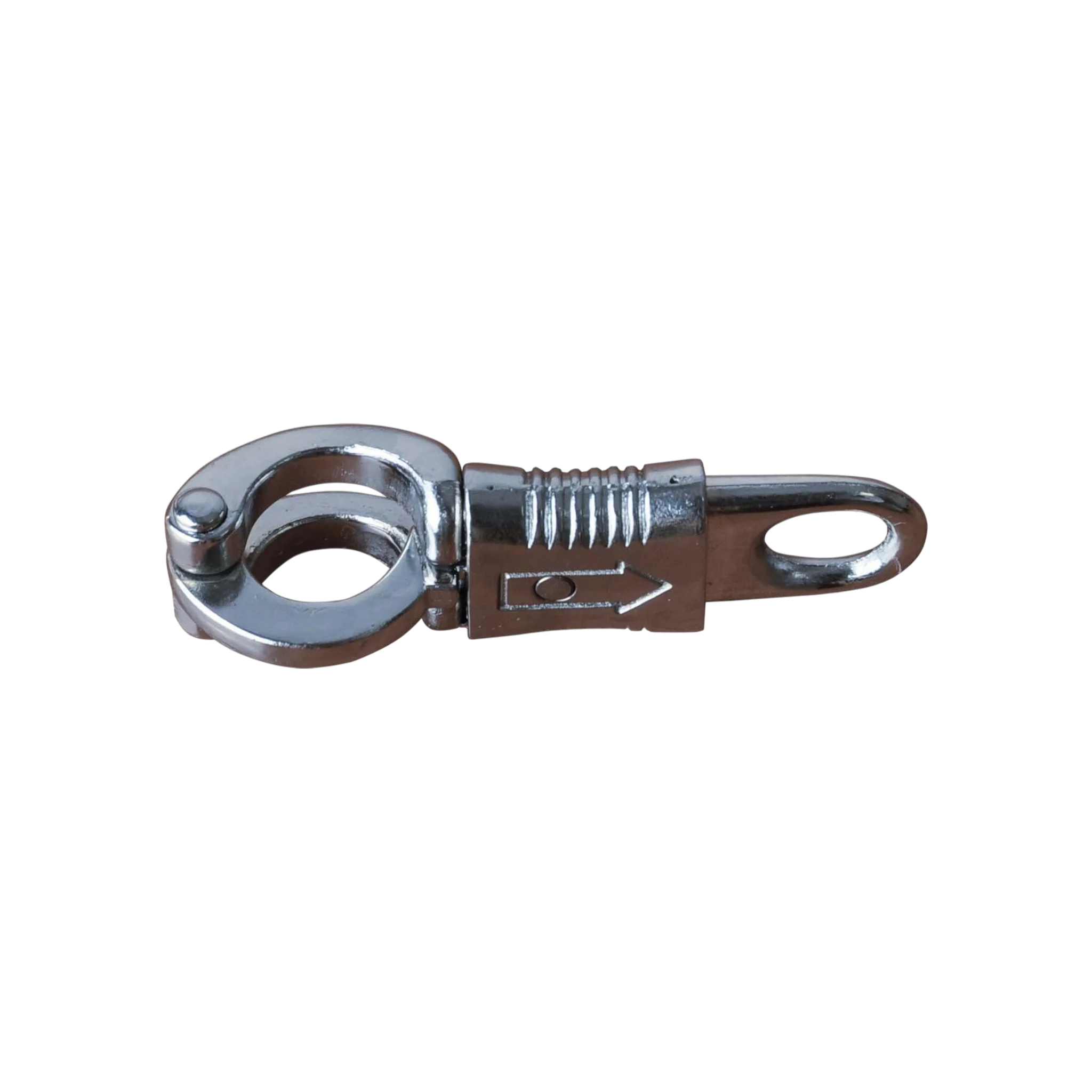 TdeT - Mousqueton anti-panique acier nickelé