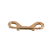 TdeT - Mousqueton double oeil laiton