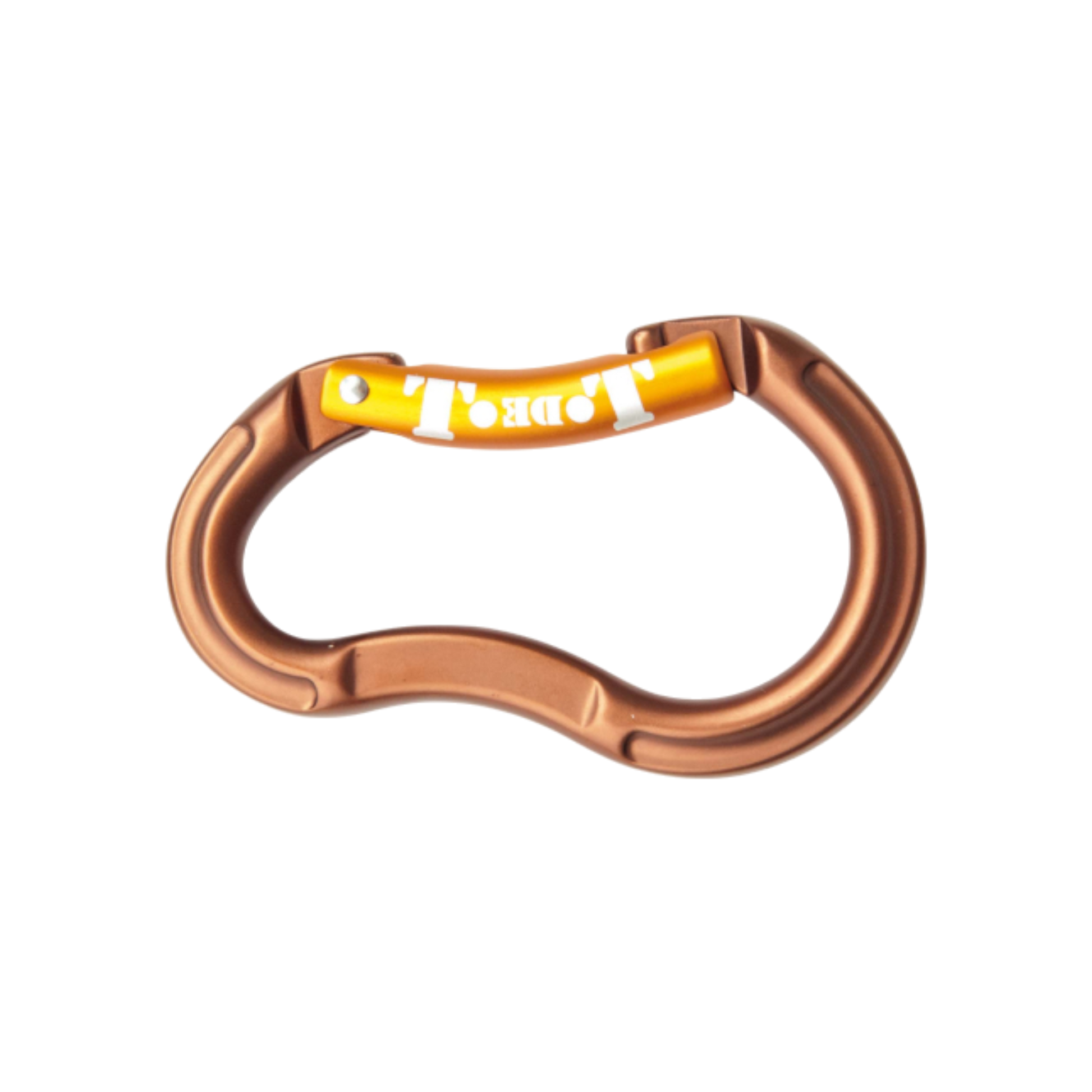 TdeT - Mousqueton d'escalade marron orange