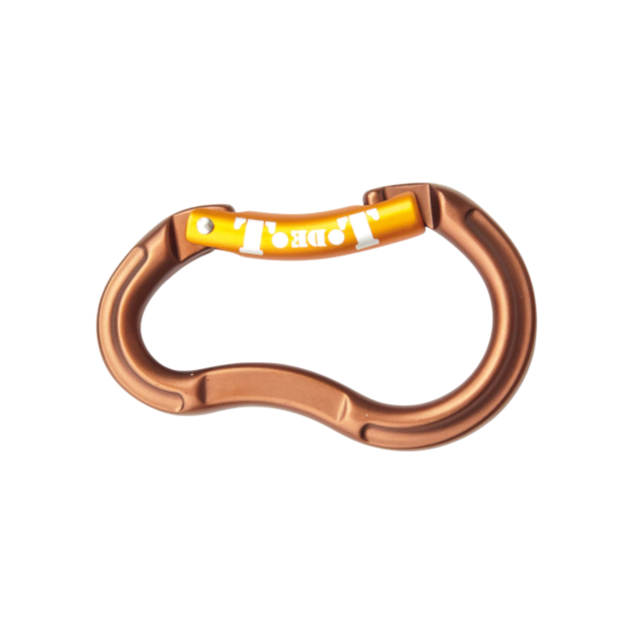 TdeT - Mousqueton d'escalade marron orange