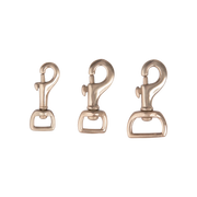 TdeT - Mousqueton à pompe oeil carré laiton