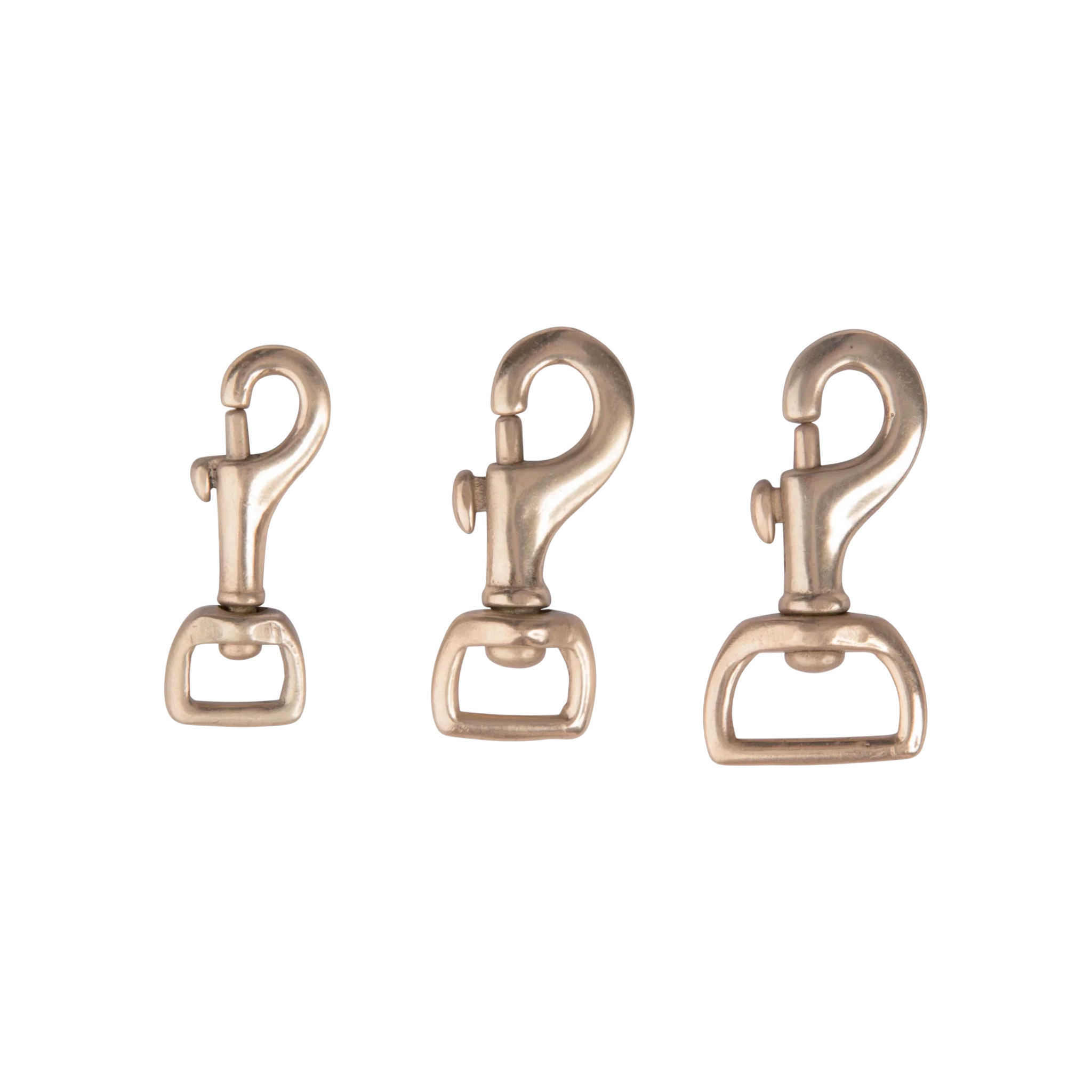 TdeT - Mousqueton à pompe oeil carré laiton