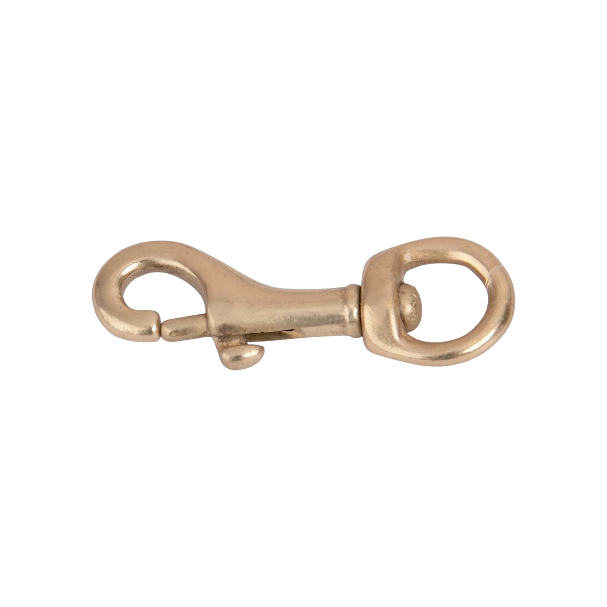 TdeT - Mousqueton à pompe oeil rond laiton