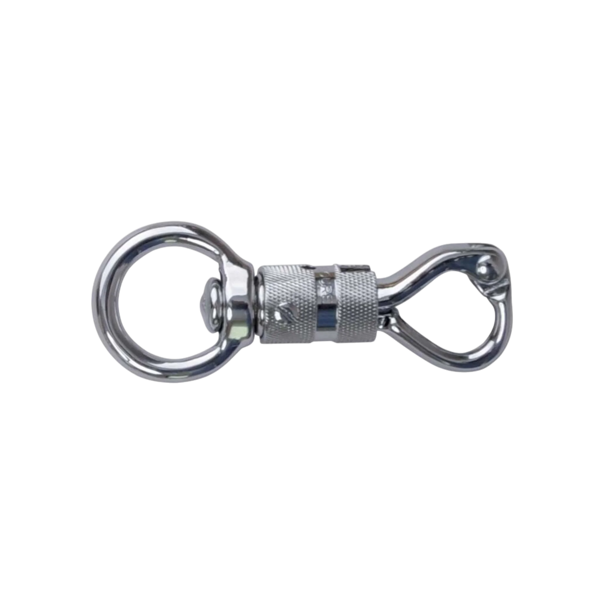 TdeT - Mousqueton de sécurité acier nickelé