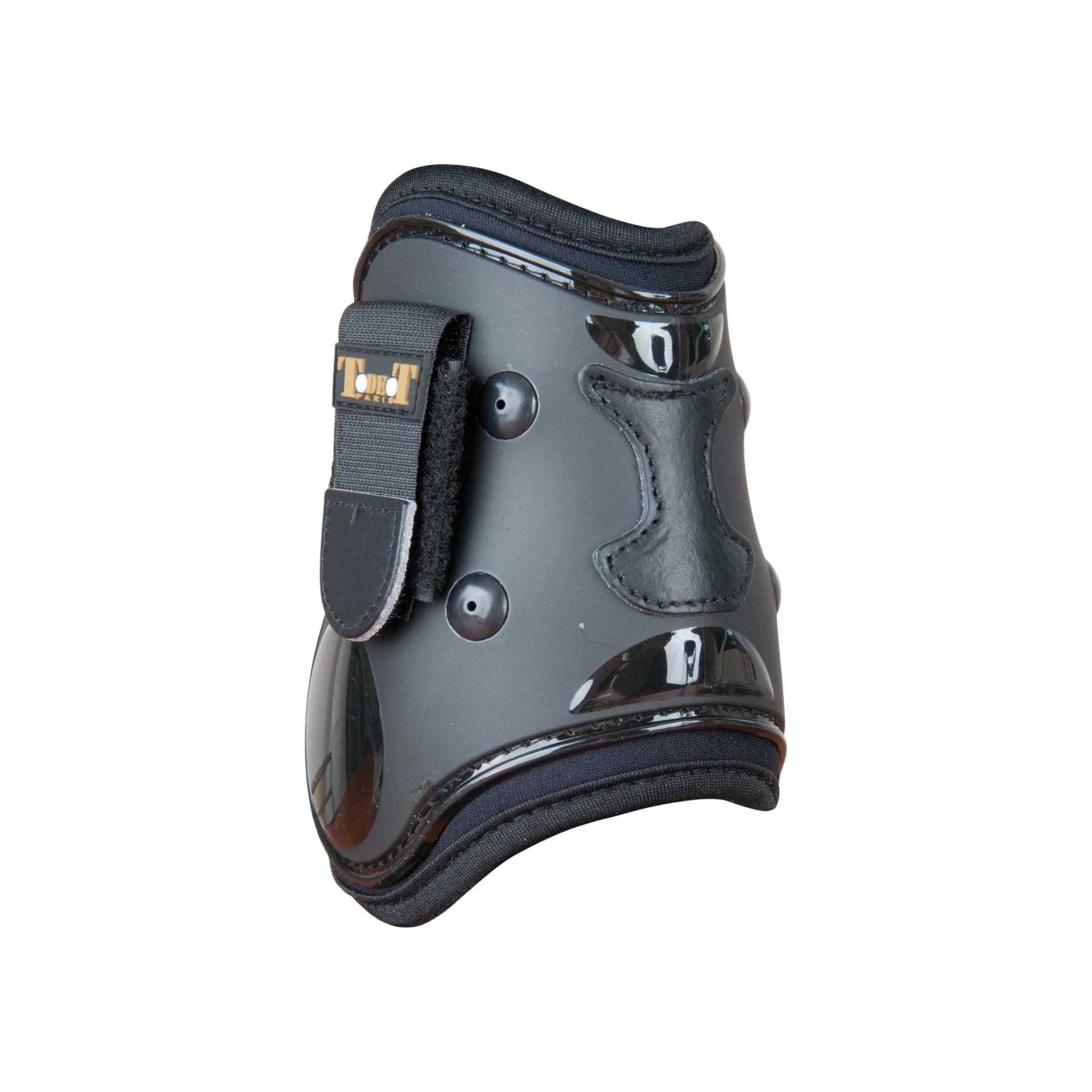 TdeT - Protège-boulets coque et cuir noir