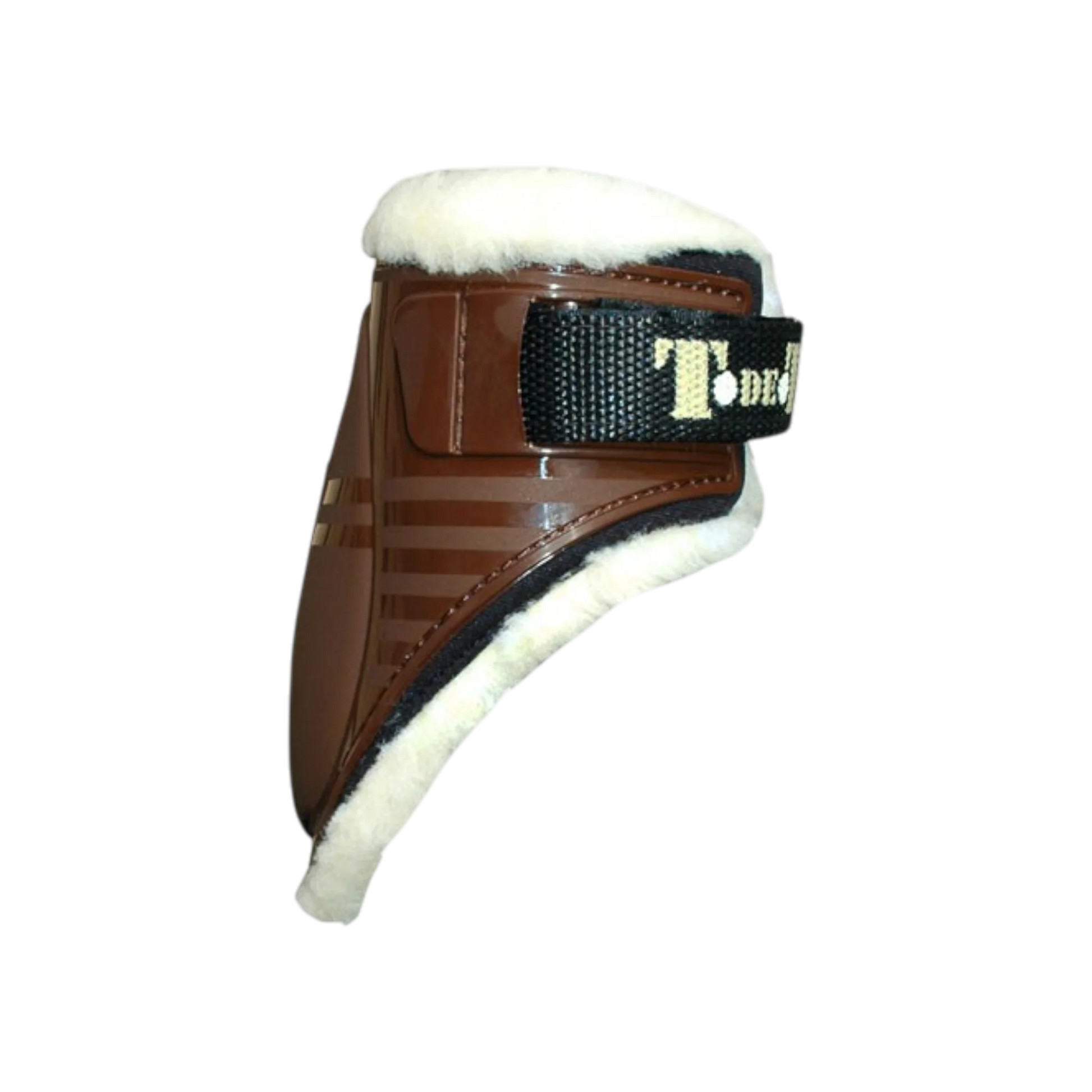 TdeT - Sheepskin fetlock boots dark brown