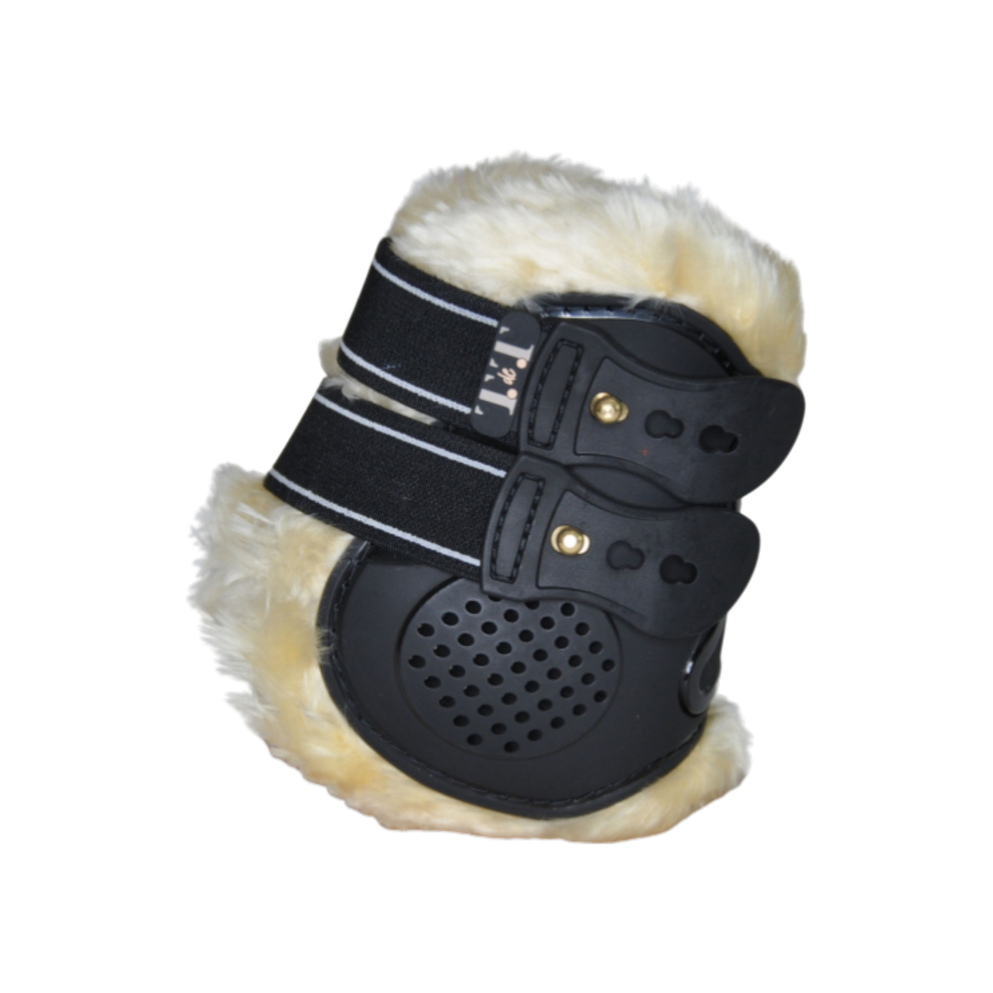 TdeT - Protège-boulets Proteck Compet mouton noir/ naturel