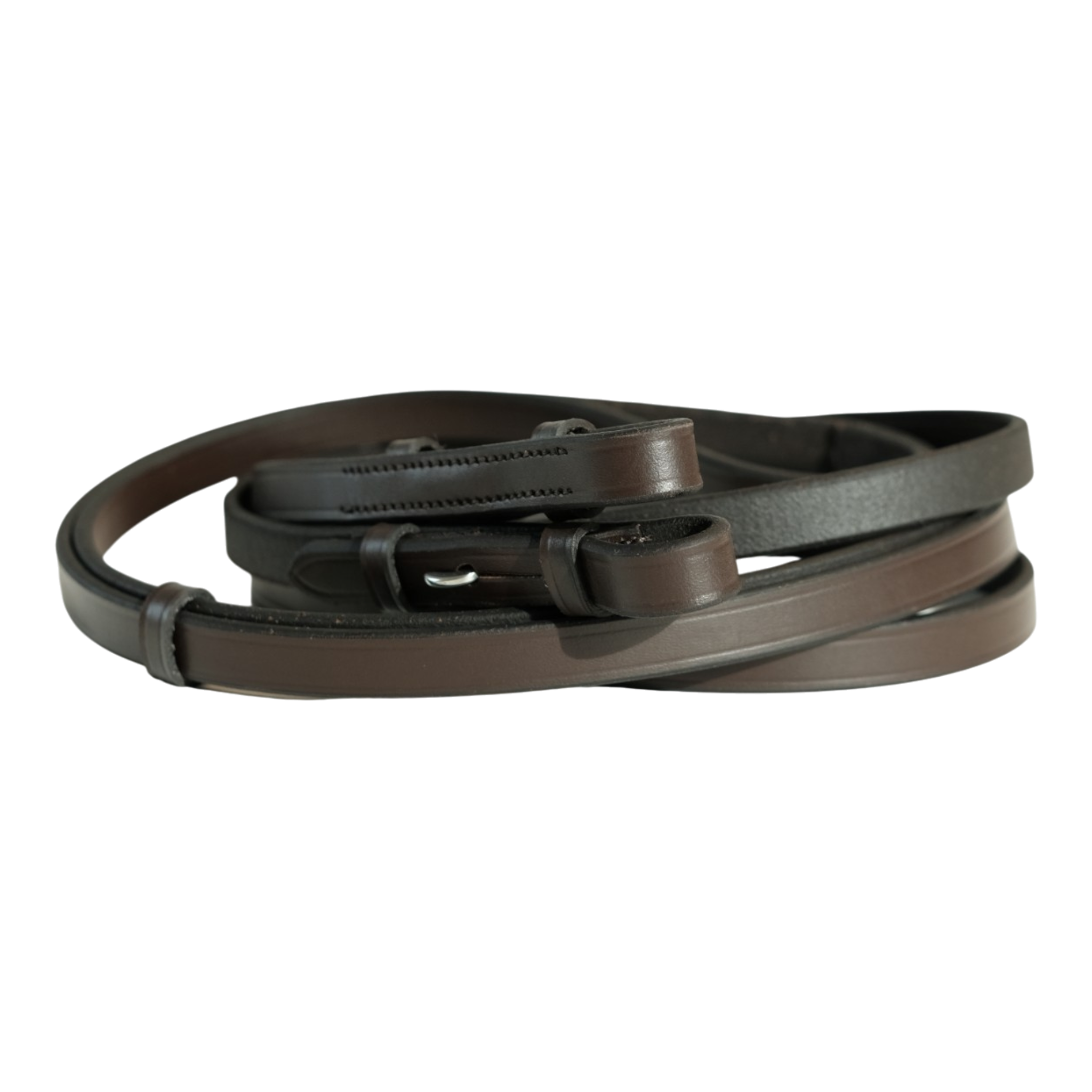 Smooth double bridle reins