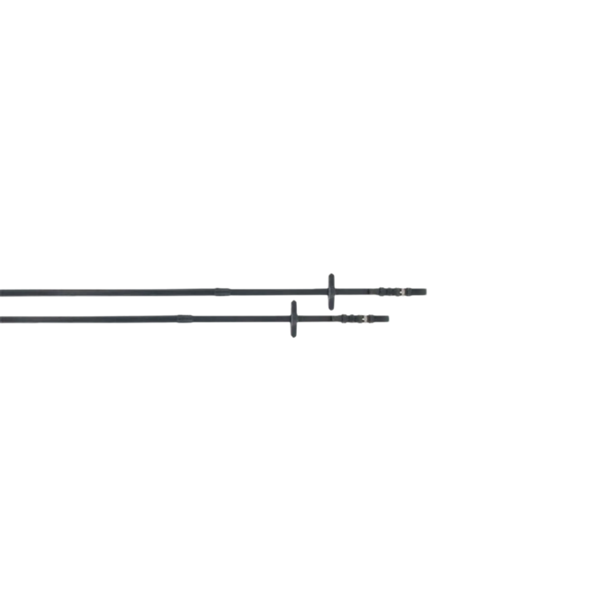 TdeT - Rênes hunter lisses noir